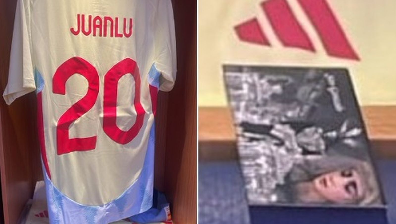 La estampita de San Gonzalo en el vestuario de Juanlu