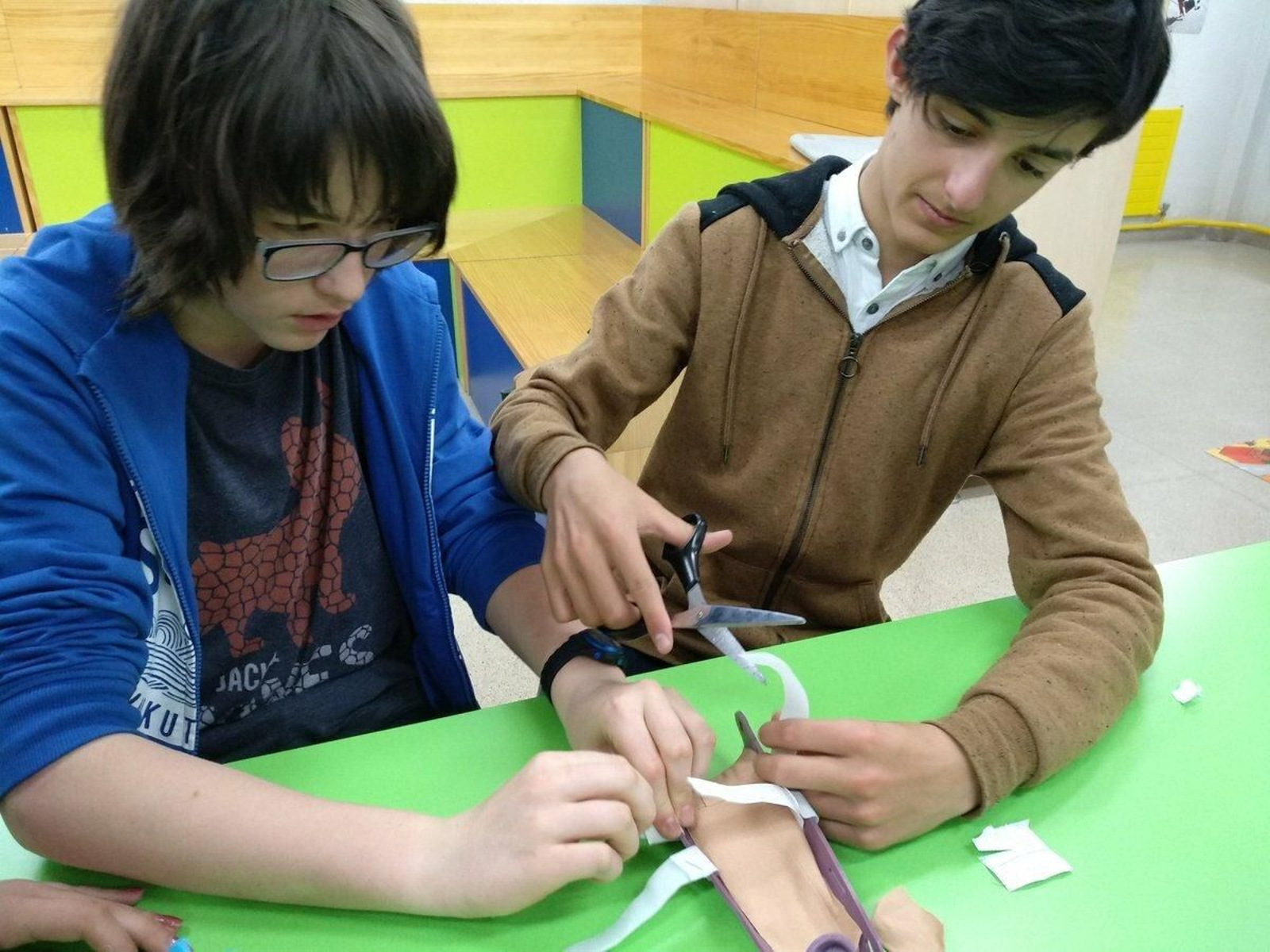 Fotogalería del proceso de elaboración del brazo mecánico