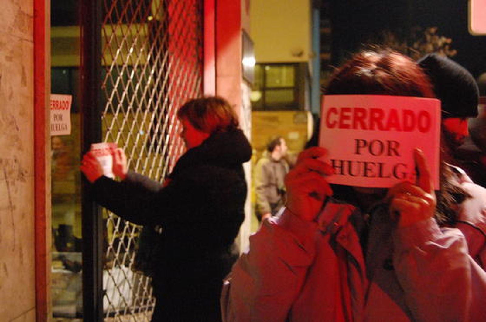 Las imágenes de la huelga general en Granada
