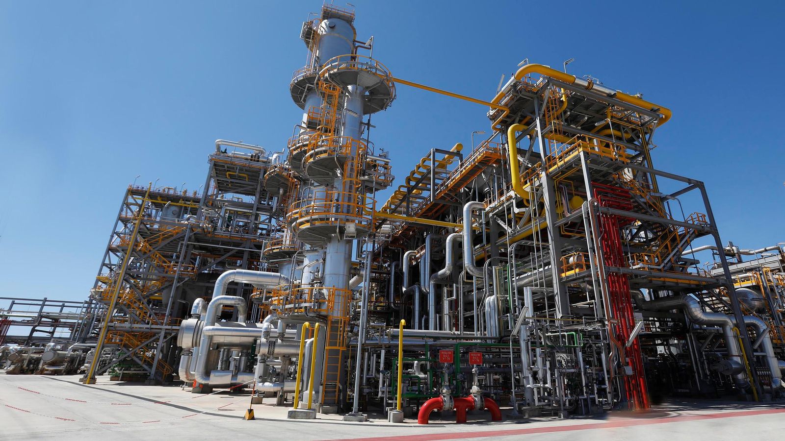 La planta química de Cepsa en Puente Mayorga.