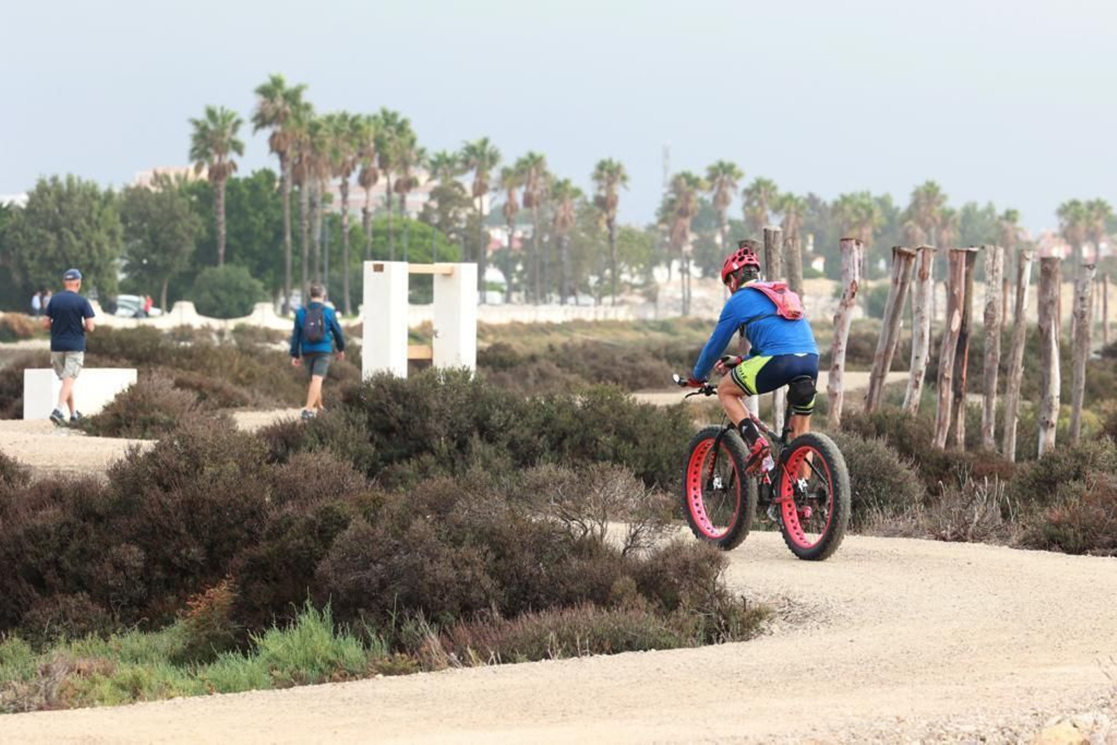 Inauguración del nuevo sendero entre San Fernando y Chiclana