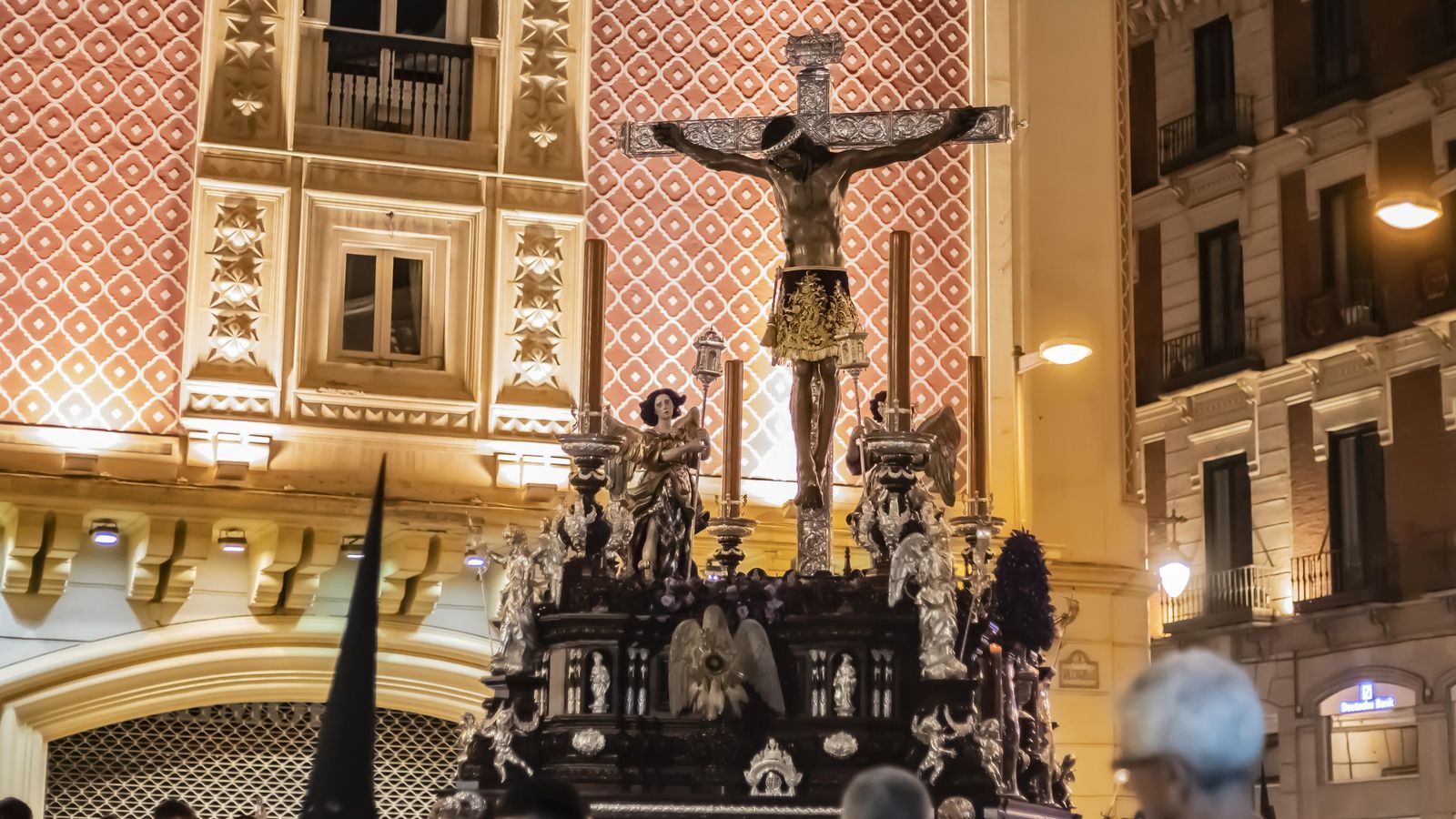 Fotos del Cristo de San Agustín en el Lunes Santo de la Semana Santa de Granada
