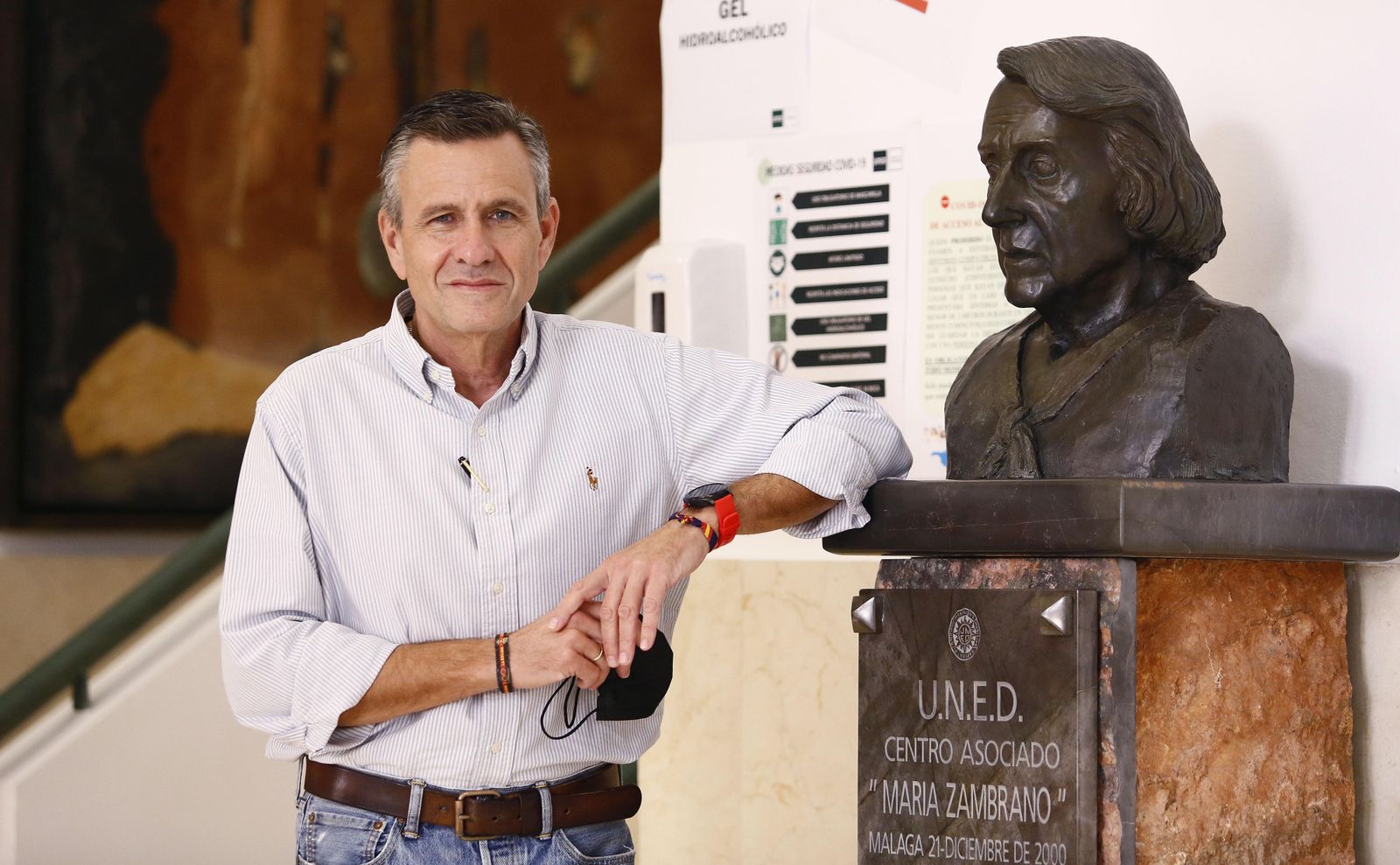 Luis Grau Fernández, director del centro asociado a la UNED en Málaga.