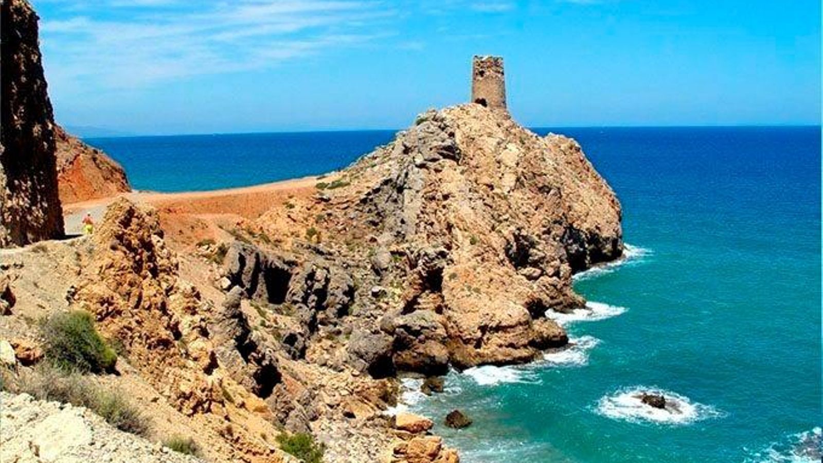 La Torre del Peñón (Torre del Pirulico) de Mojácar.