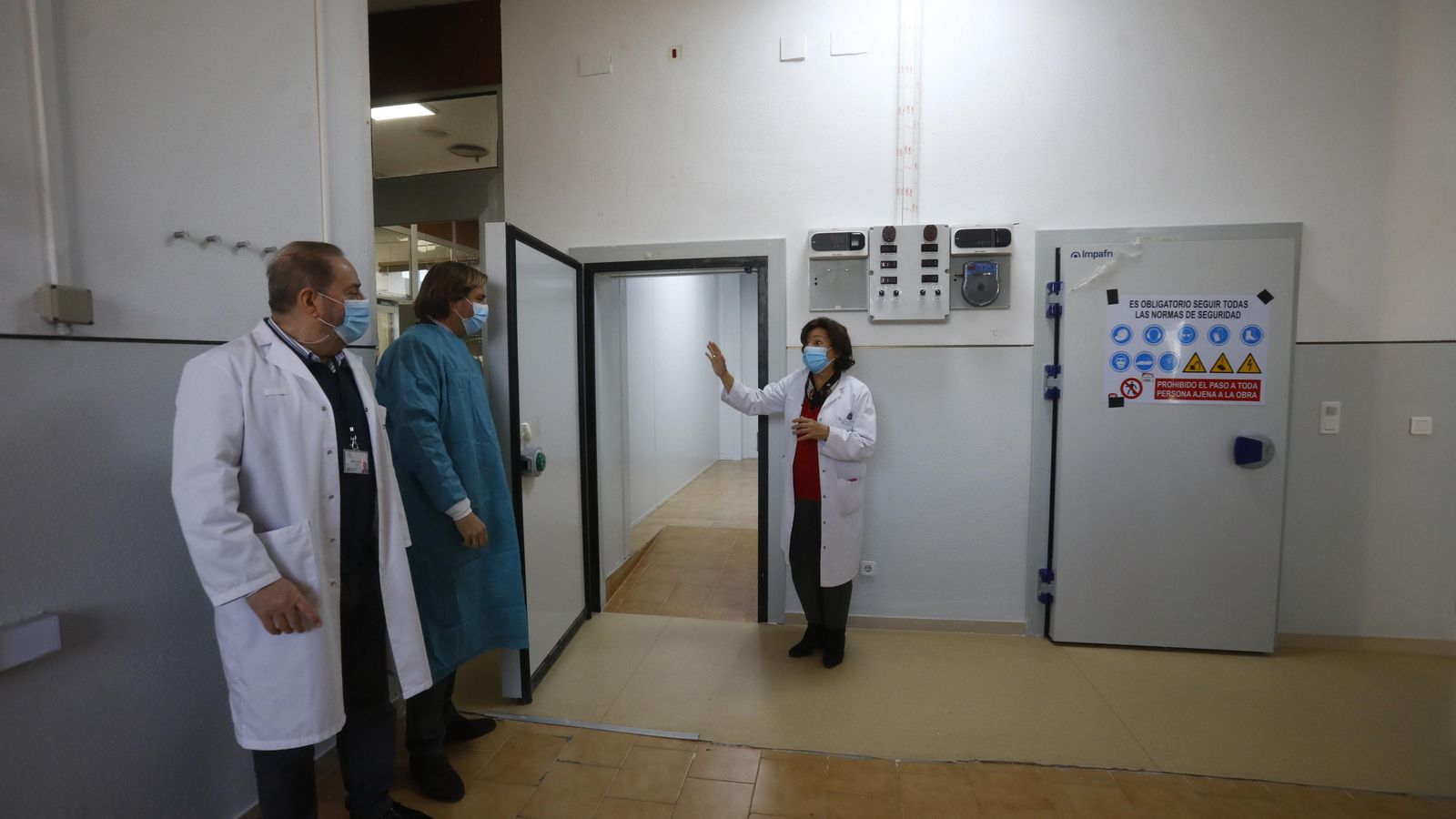 Presentación de la nueva sala blanca del Centro de Trasfusión.