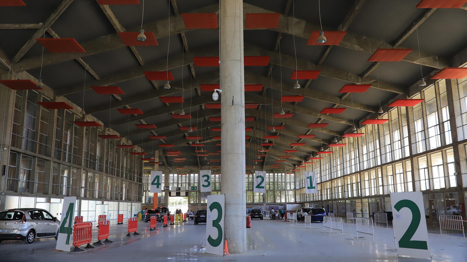 Una imagen del centro de vacunación de Ifeca.