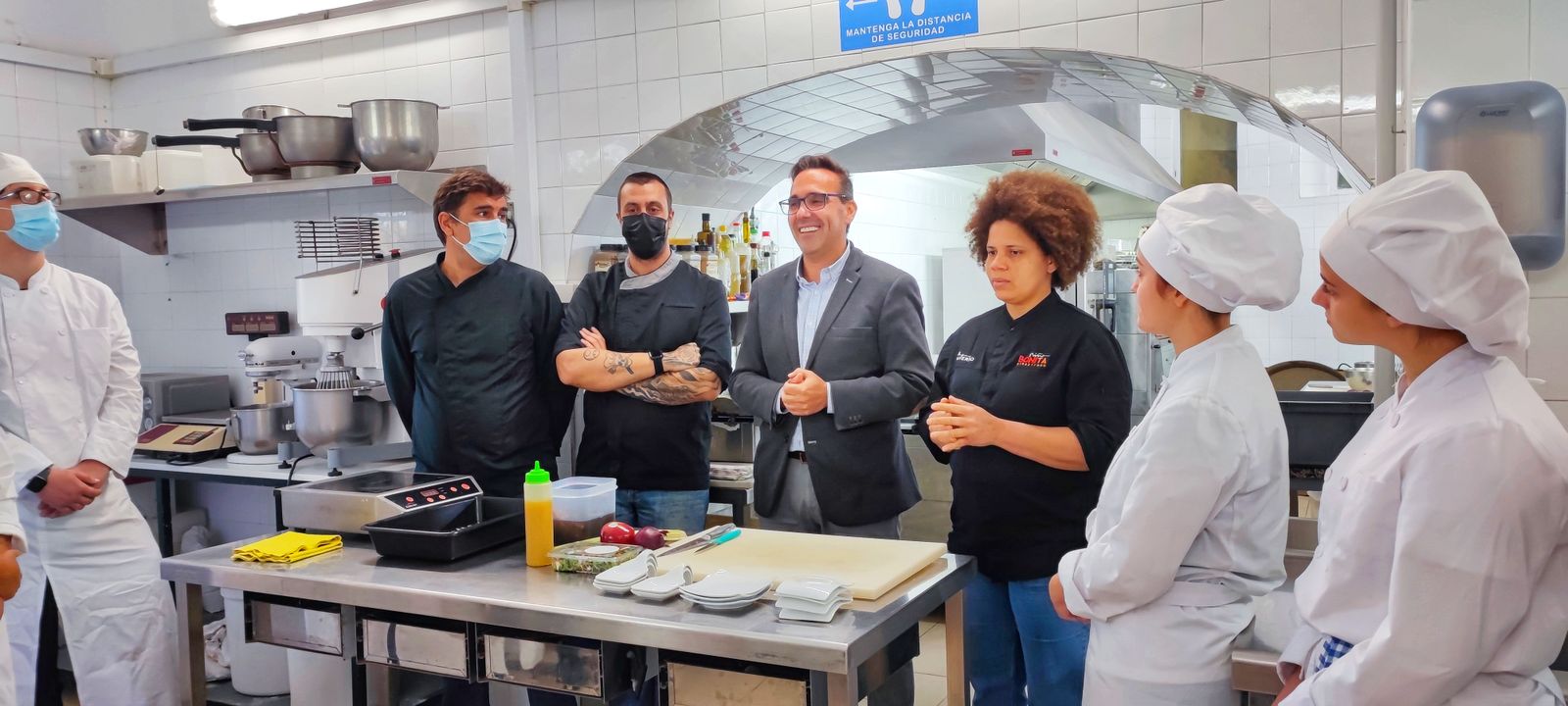 Formación en el Castillo del Marqués sobre el Boquerón Victoriano.