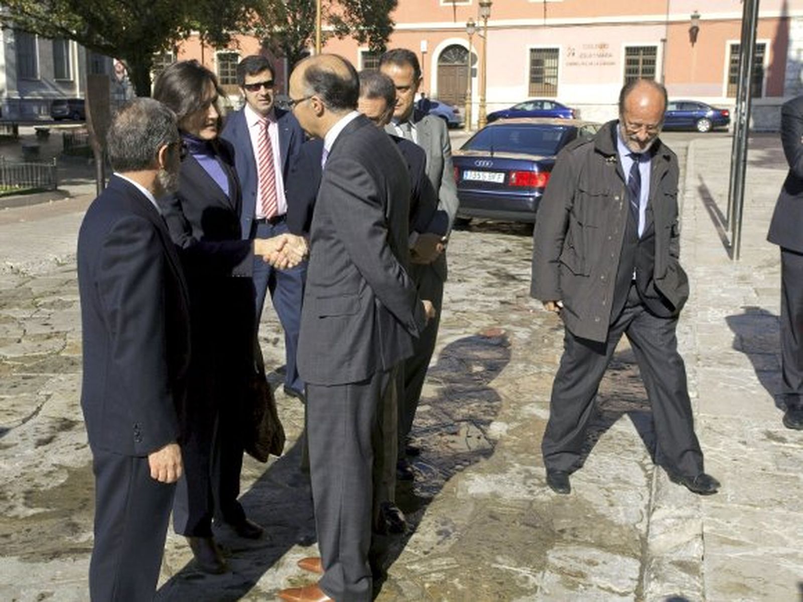 Sinde niega el saludo al alcalde de Valladolid