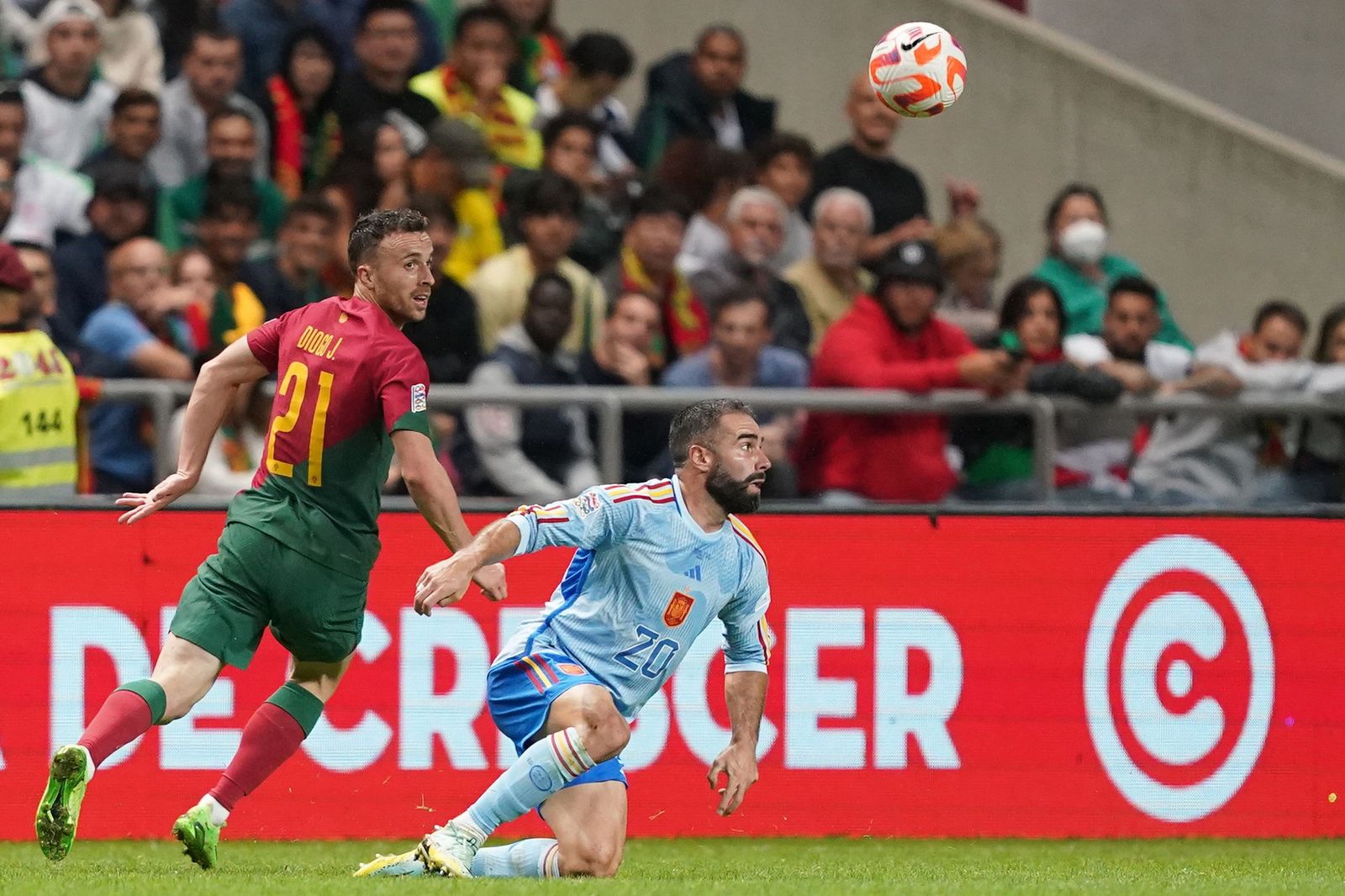 Las imágenes del triunfo de España en Portugal