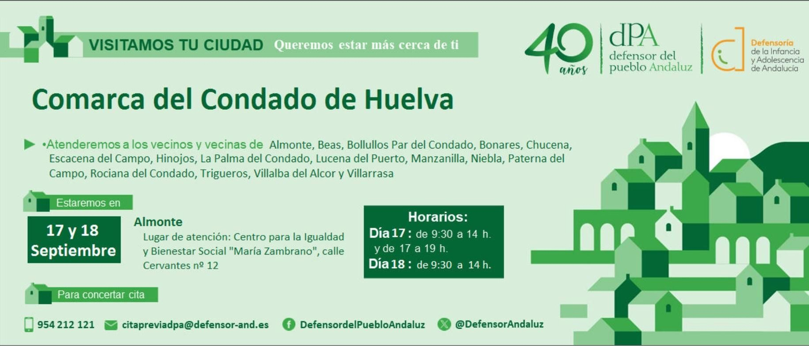 Cartel informativo de la Oifina del Defensor del Pueblo andaluz. Cartel informativo de la Oifina del Defensor del Pueblo andaluz.