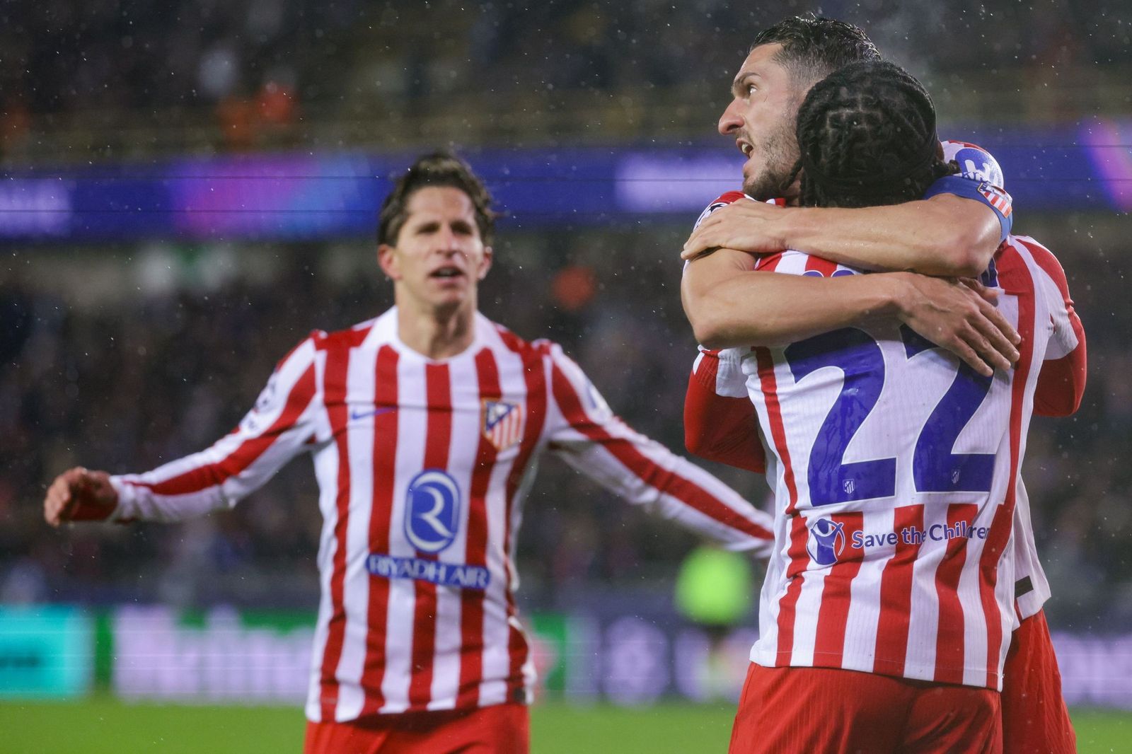 Las fotos del Brujas-Atlético de Madrid