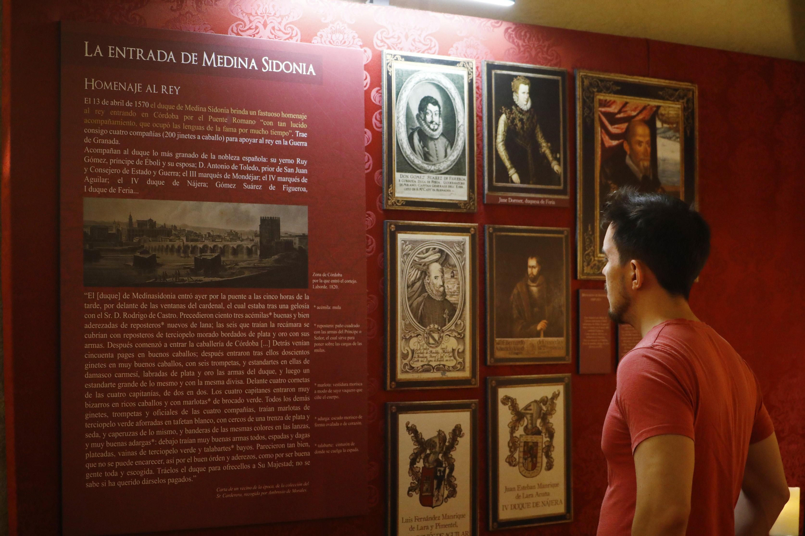 La exposición 'Córdoba, capital de un imperio. La visita de Felipe II en 1570', en imágenes