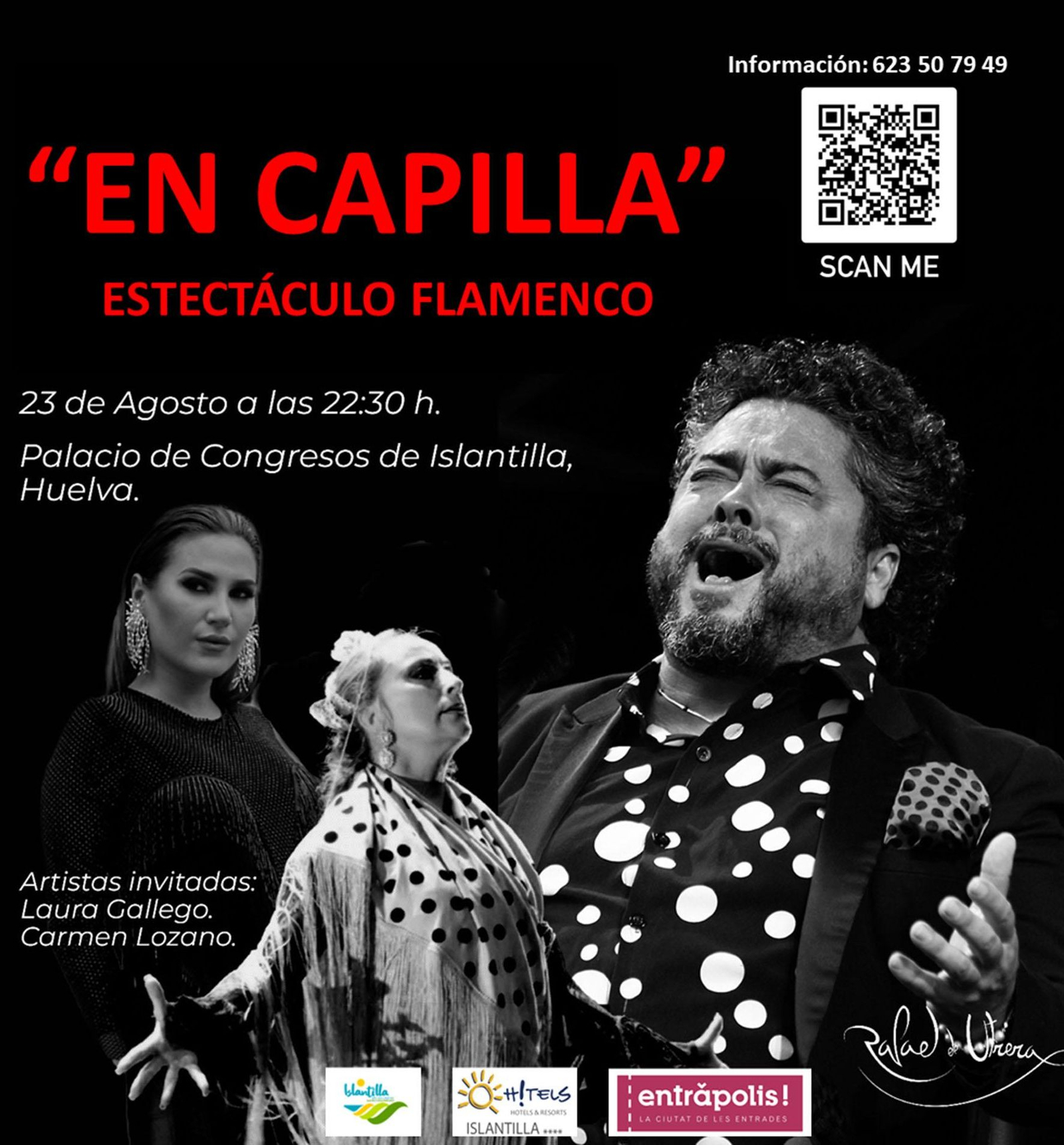 Cartel del espectáculo flamenco de Rafael de Utrera. Cartel del espectáculo flamenco de Rafael de Utrera.