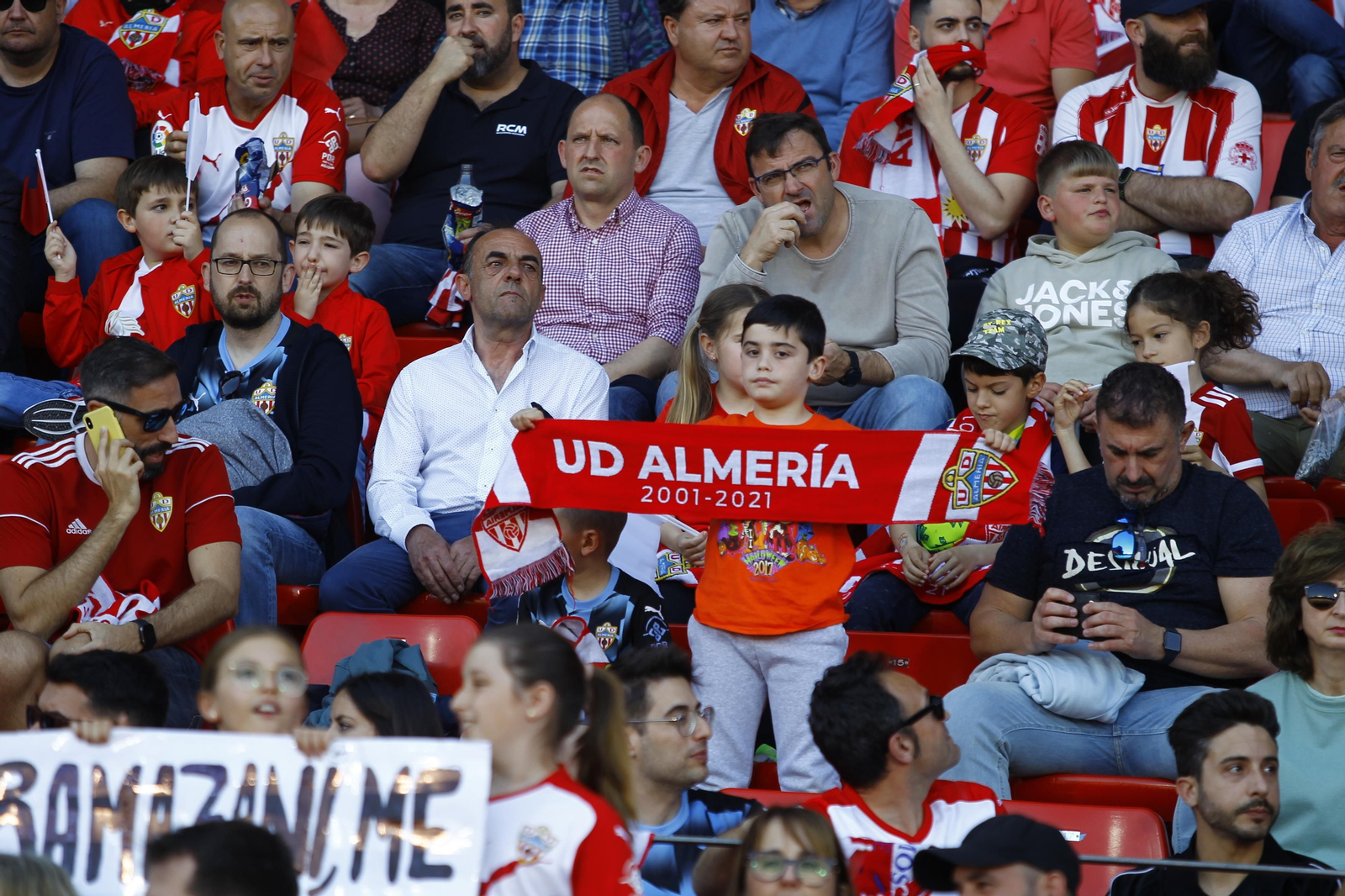 Imágenes del partido U.D. Almería-S.D. Amorebieta