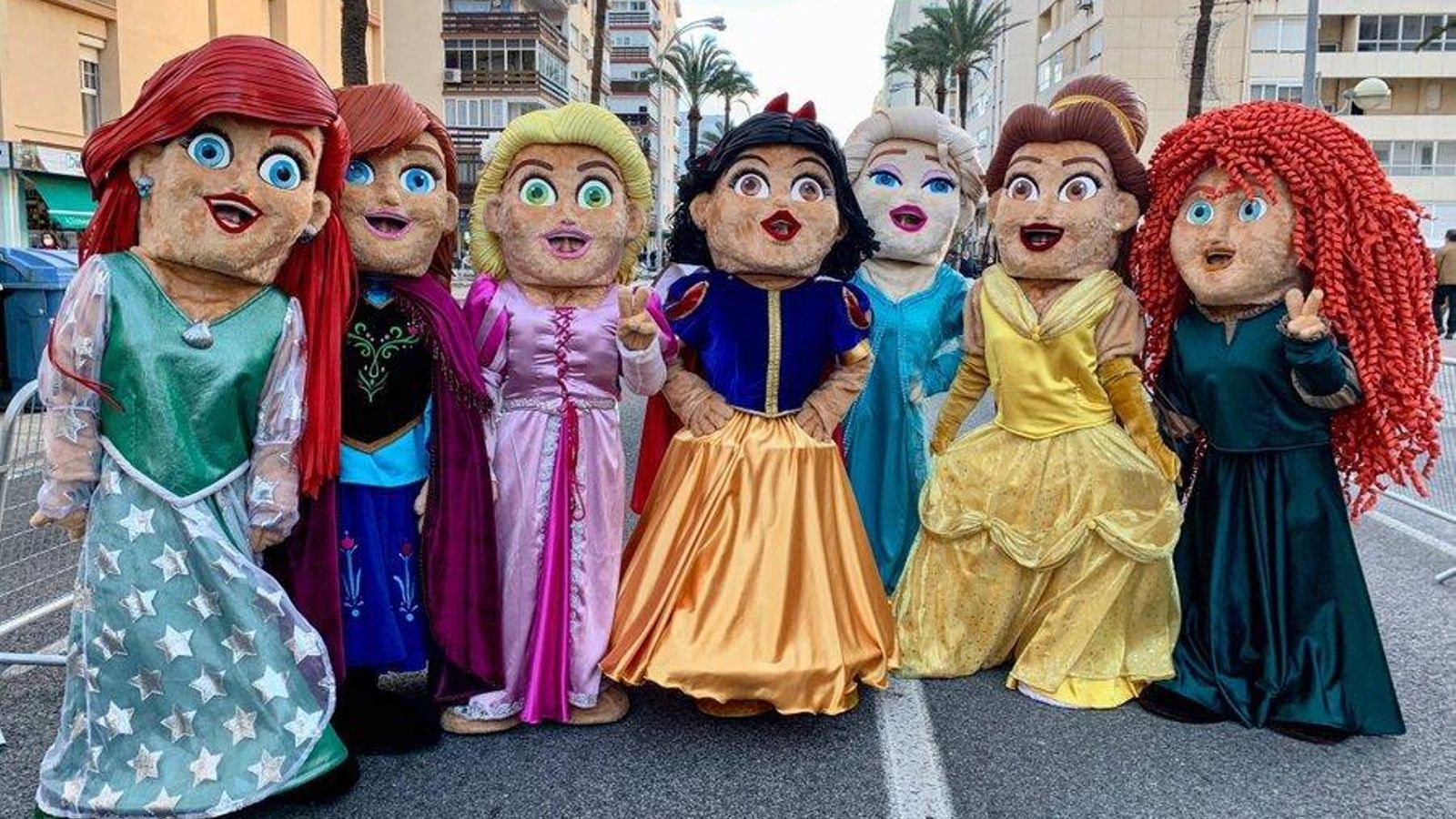 Las princesas Disney.