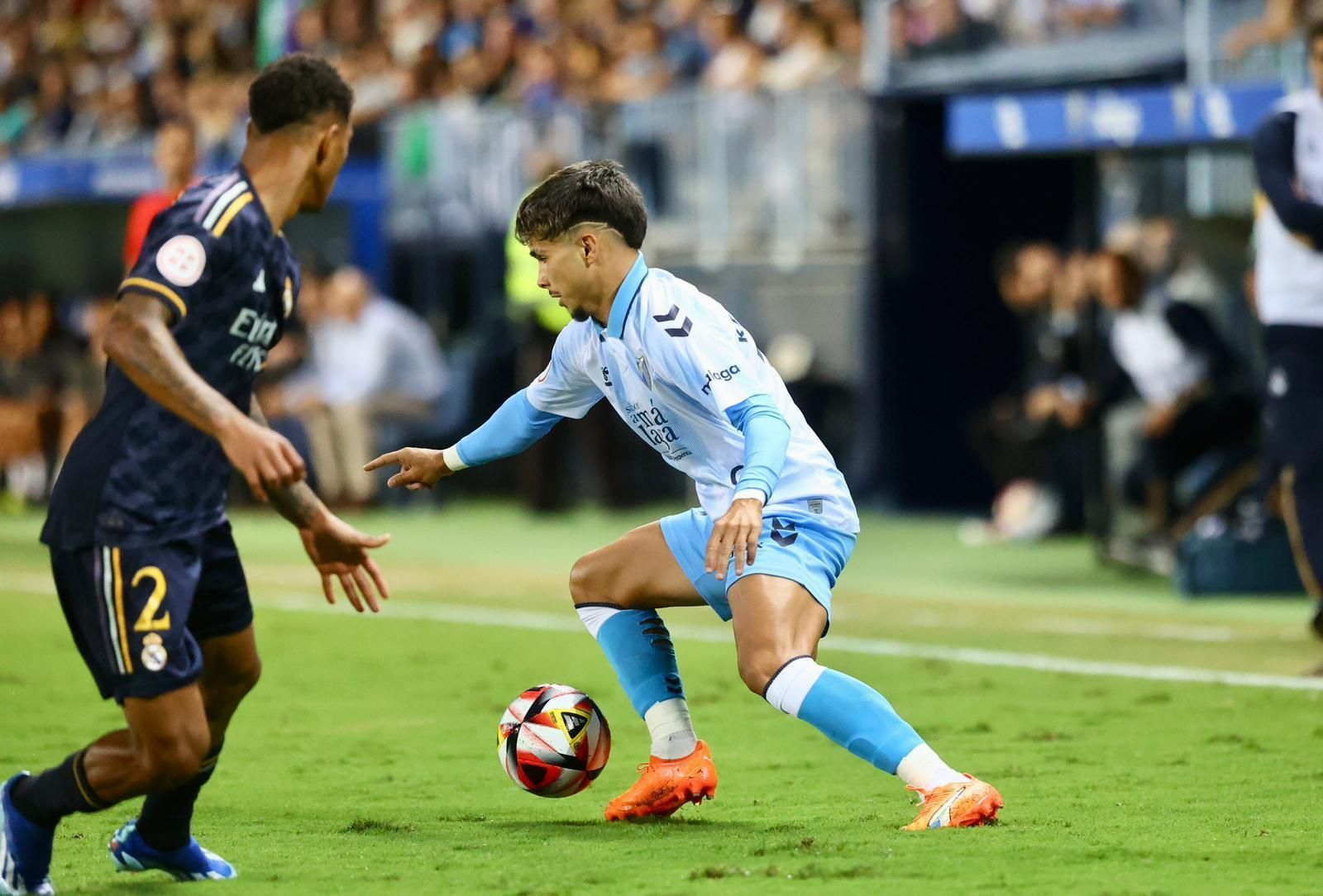 El Málaga CF - Real Madrid Castilla, en fotos
