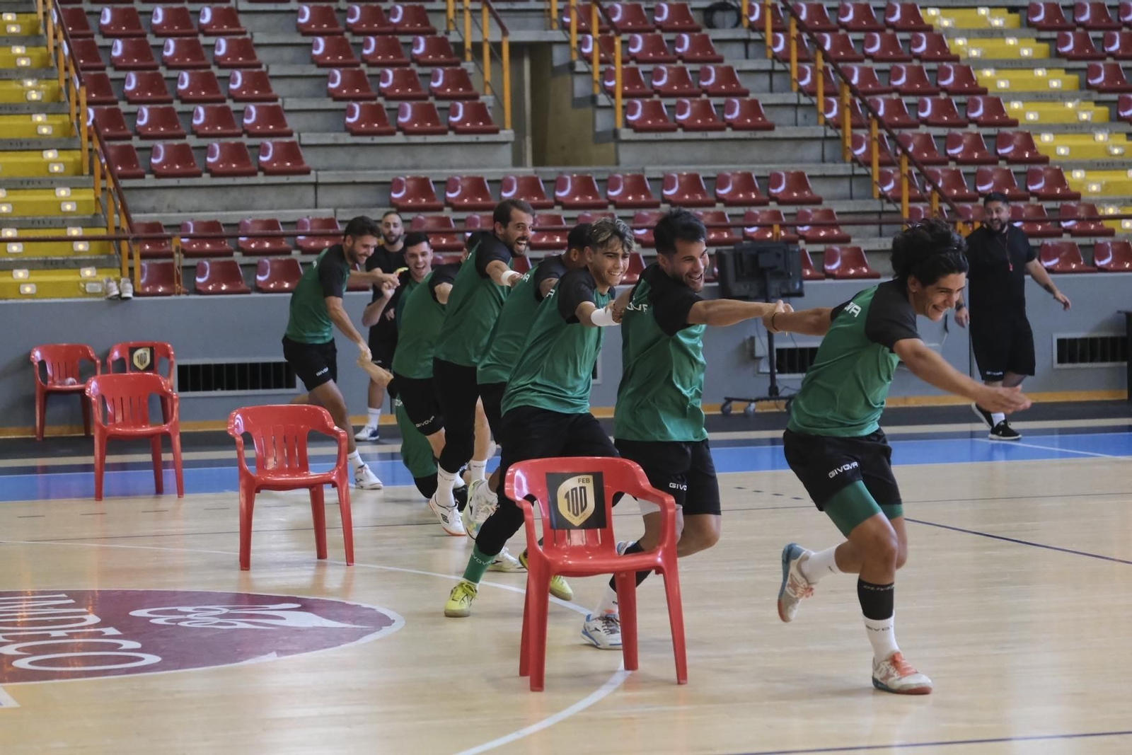 El primer entrenamiento del Córdoba Futsal, en imágenes