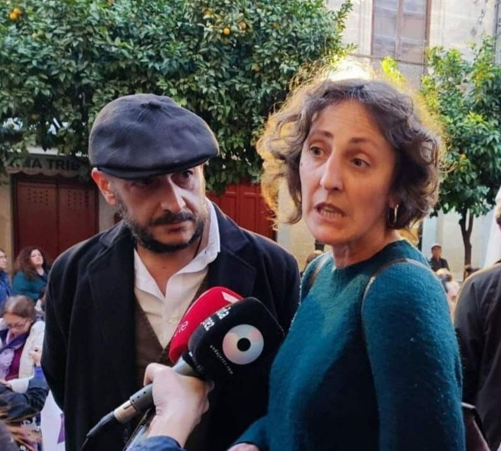 Raúl Ruiz-Berdejo y Kika González, de La Confluencia Jerez.