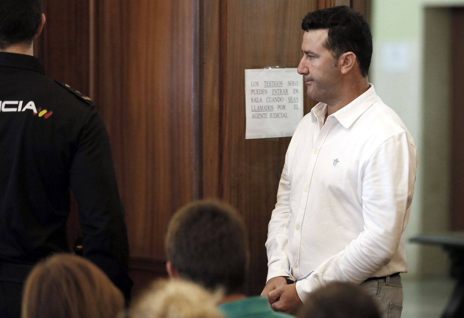 El acusado Manuel R.M. durante el juicio