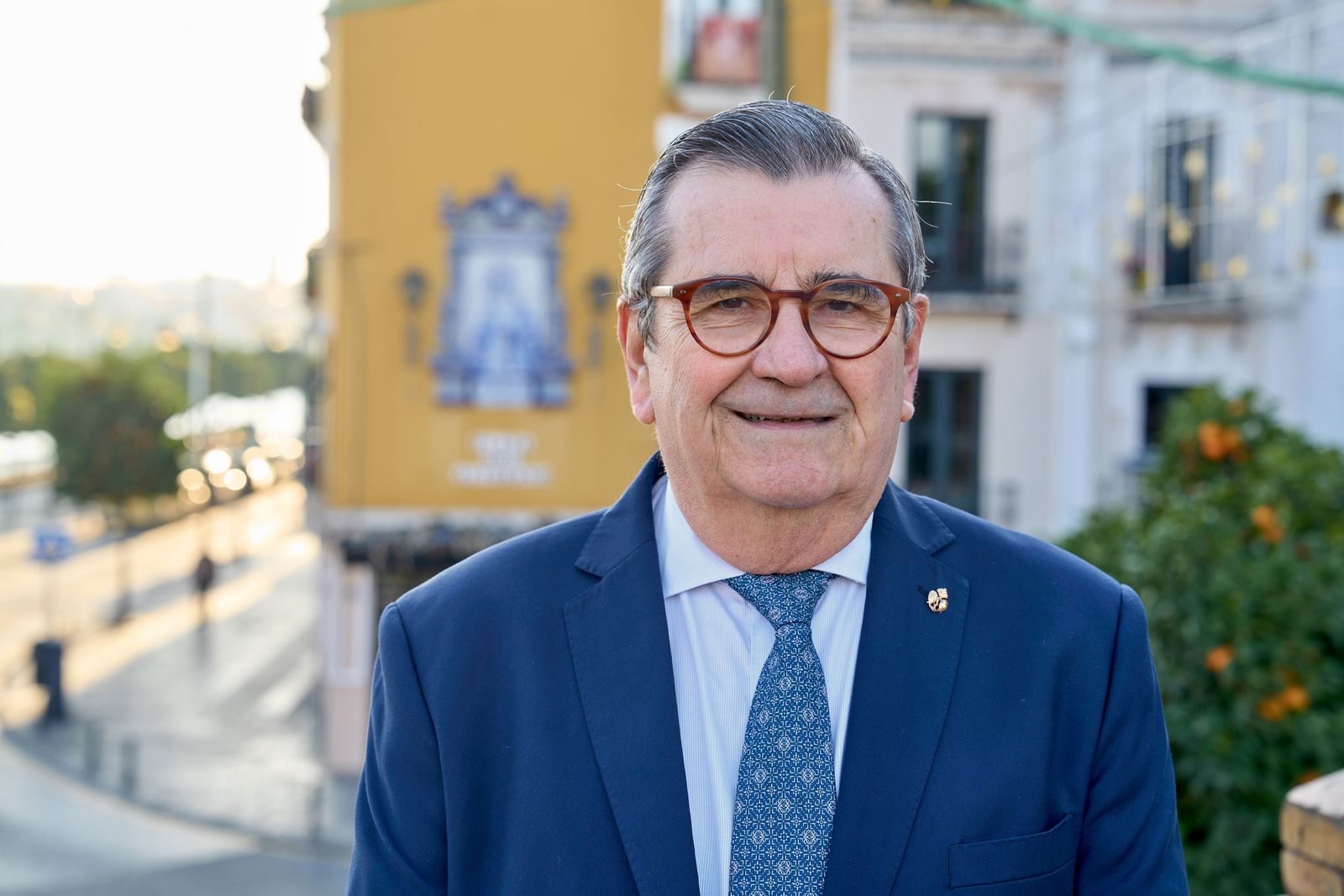 El cofrade Feliciano Fernández