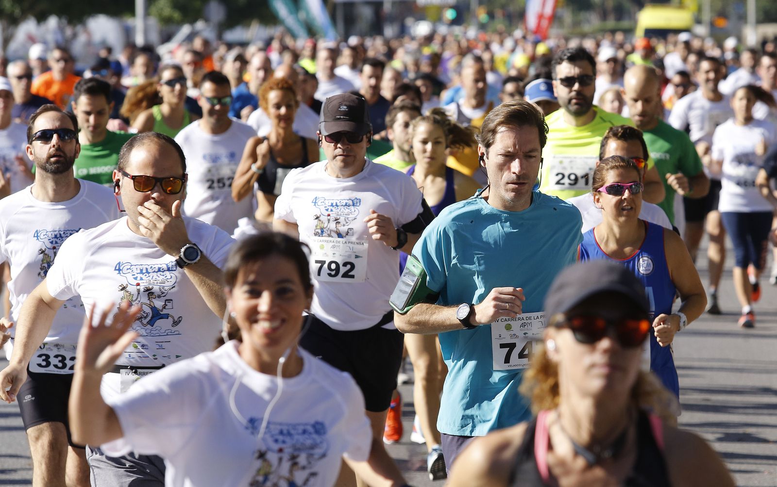 Las mejores fotografías de la Carrera de la Prensa de Málaga de 2019