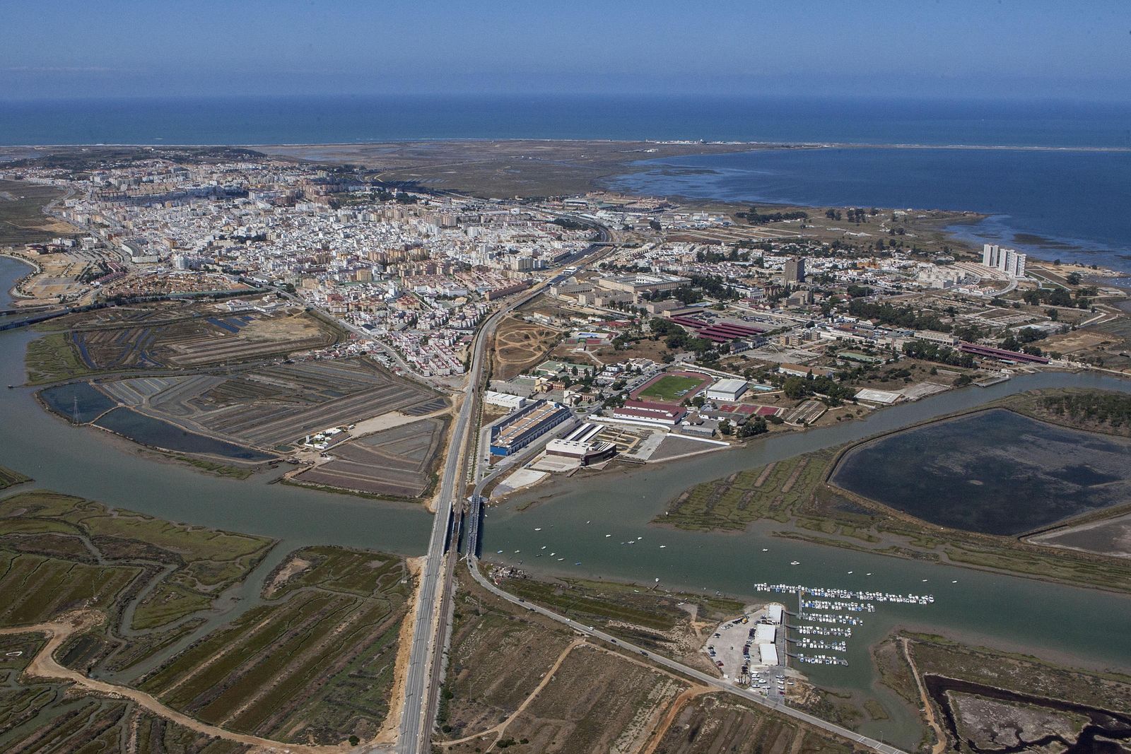 Foto aérea de San Fernando, en una imagen de archivo.