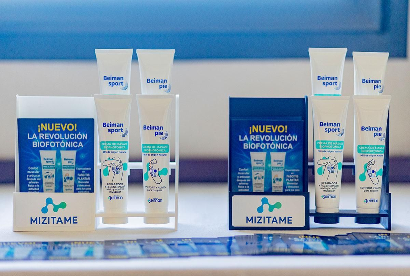 Nuevas cremas de masajes Beiman Sport y Beiman Pie