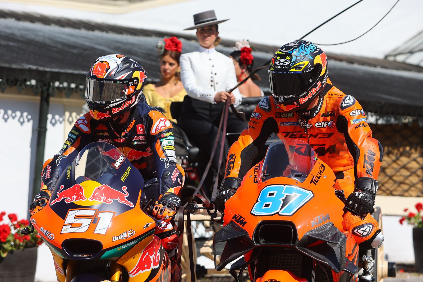 Pedro Acosta y Remy Gardner 'ruedan' en González Byass