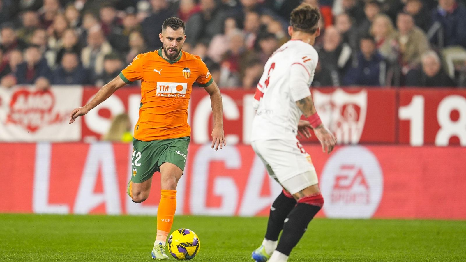 Las mejores imágenes del partido Sevilla - Valencia