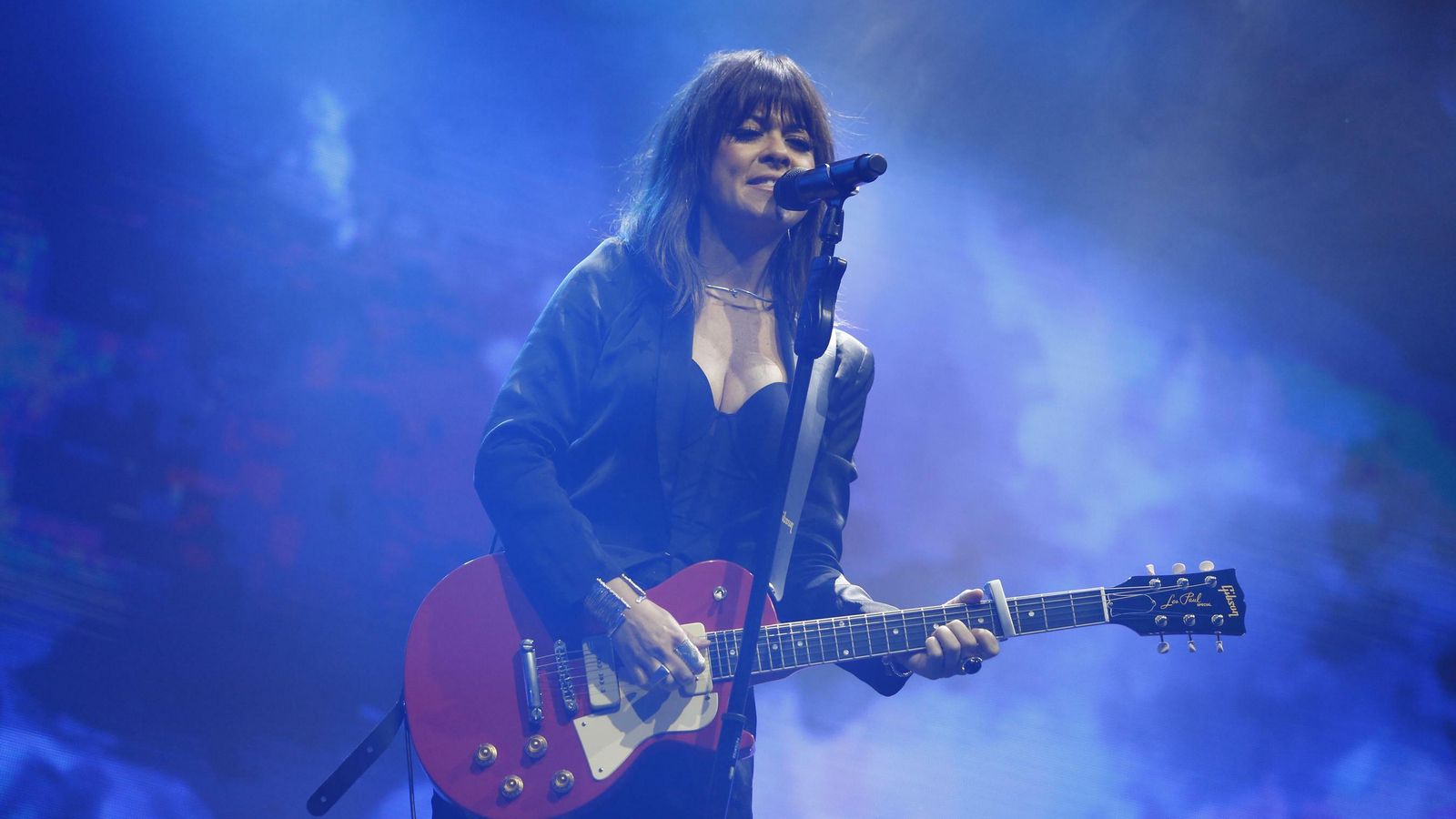 Vanesa Martín en pleno concierto.