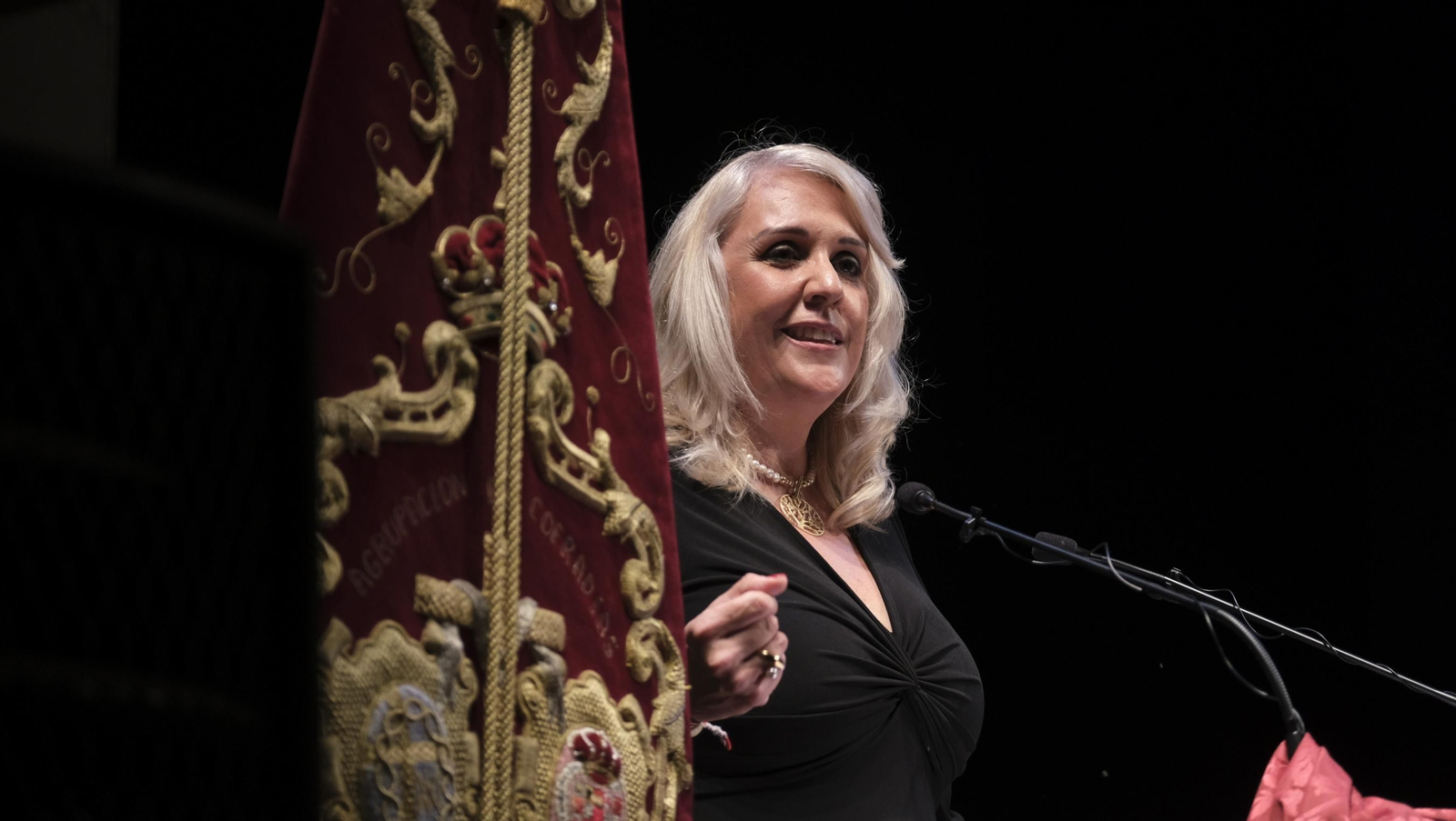 Raquel Criado pregona la Semana Santa Almería 2024, en imágenes