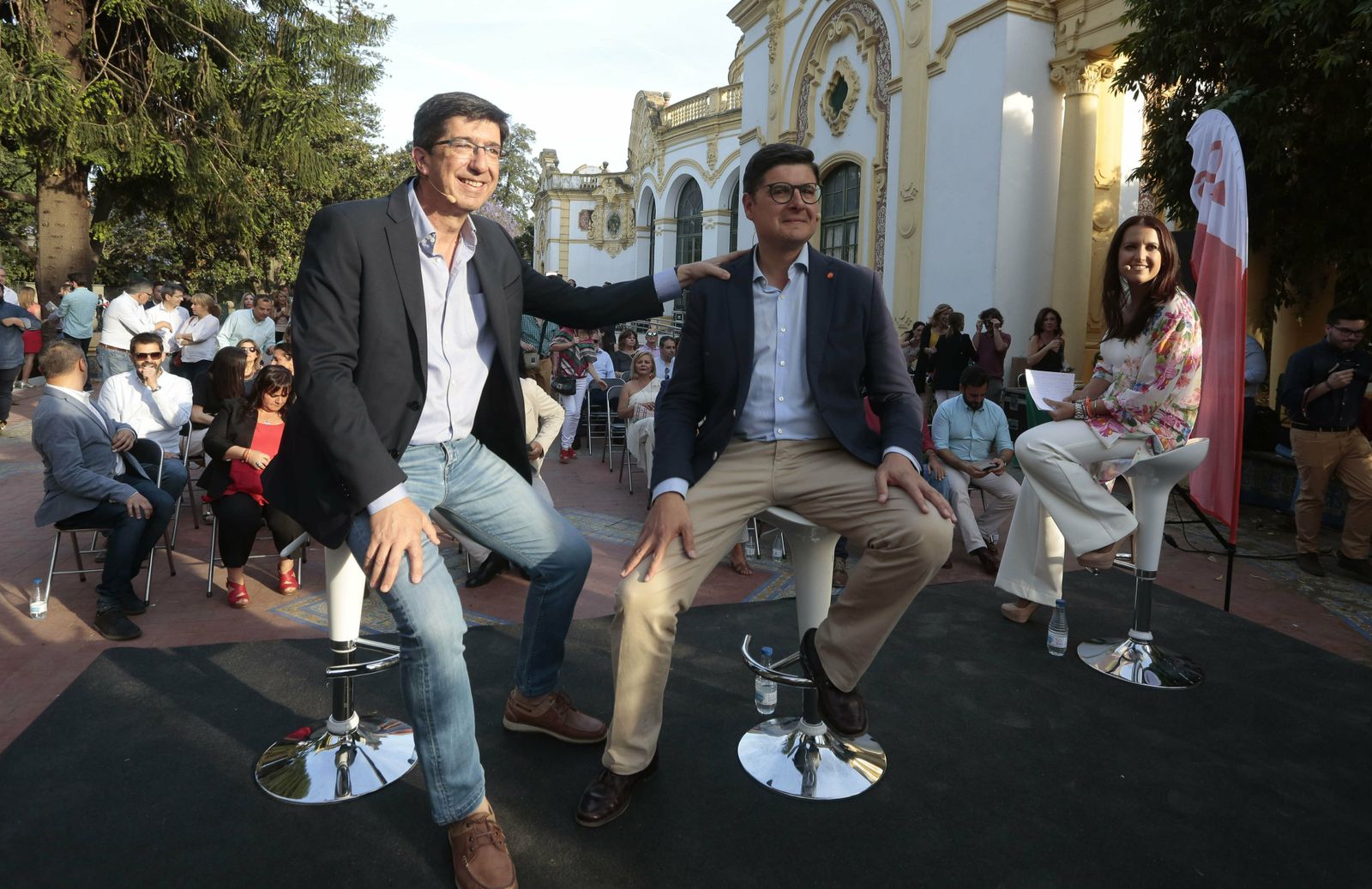 Juan Marín arropa al candidato de Cs, Álvaro Pimentel