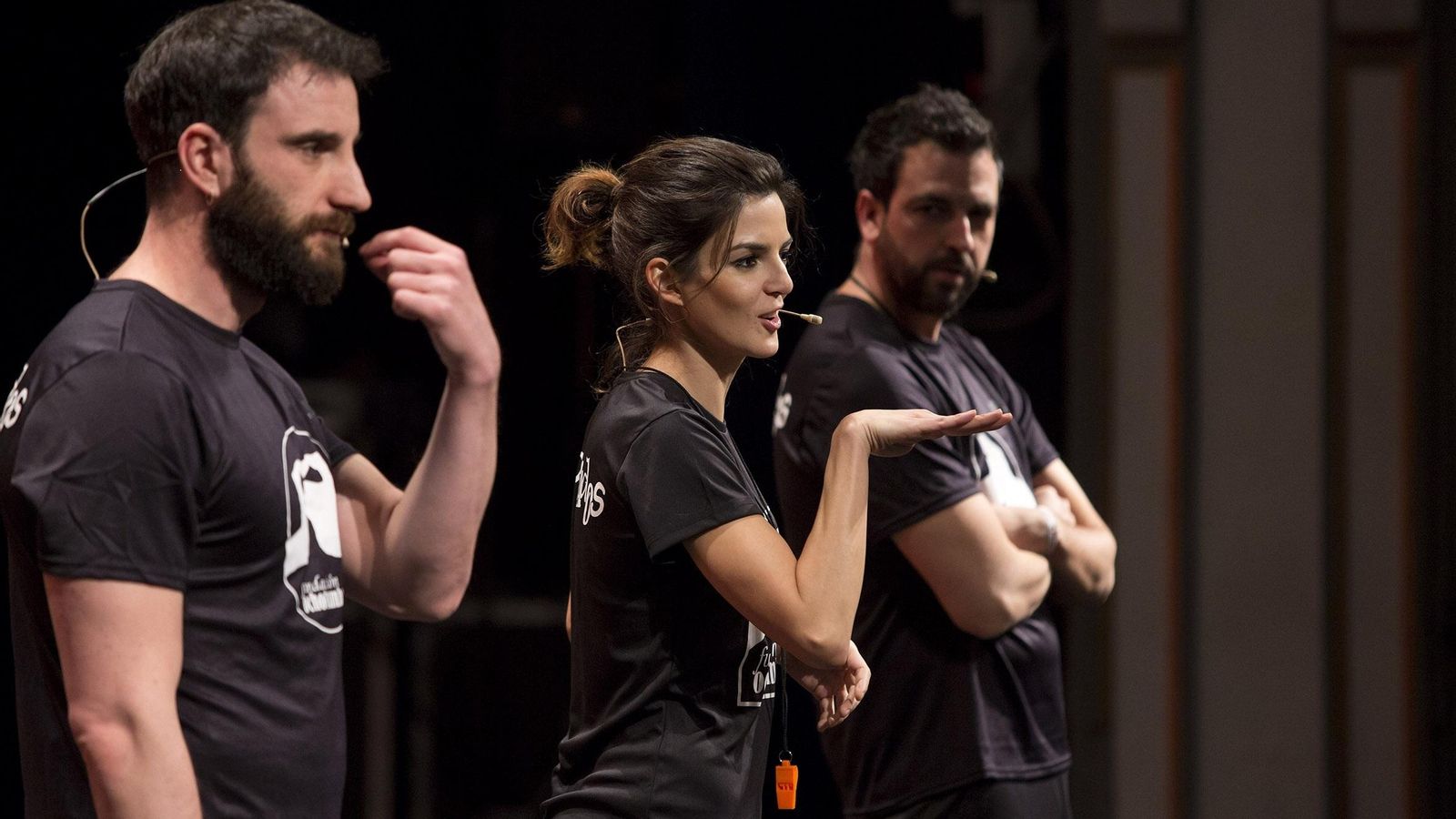 Dani Rovira, Clara Lago y Rafa Villena, en 'Improviciados'.