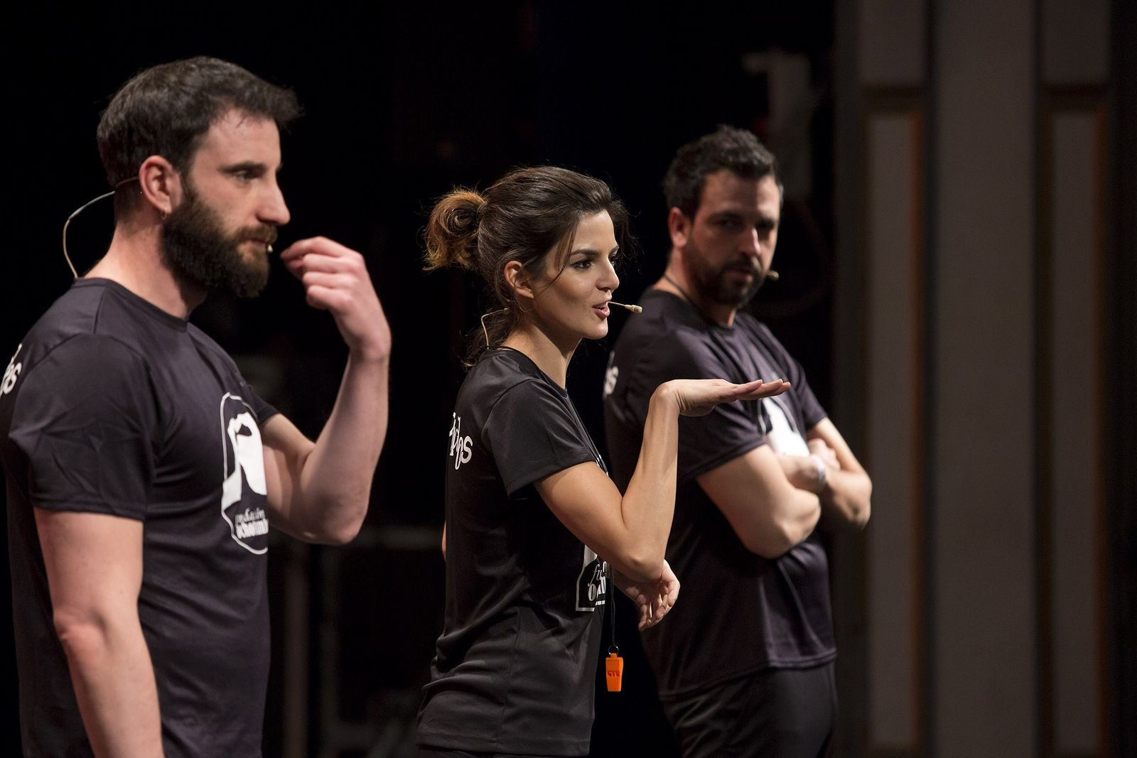 Dani Rovira, Clara Lago y Rafa Villena, en 'Improviciados'.