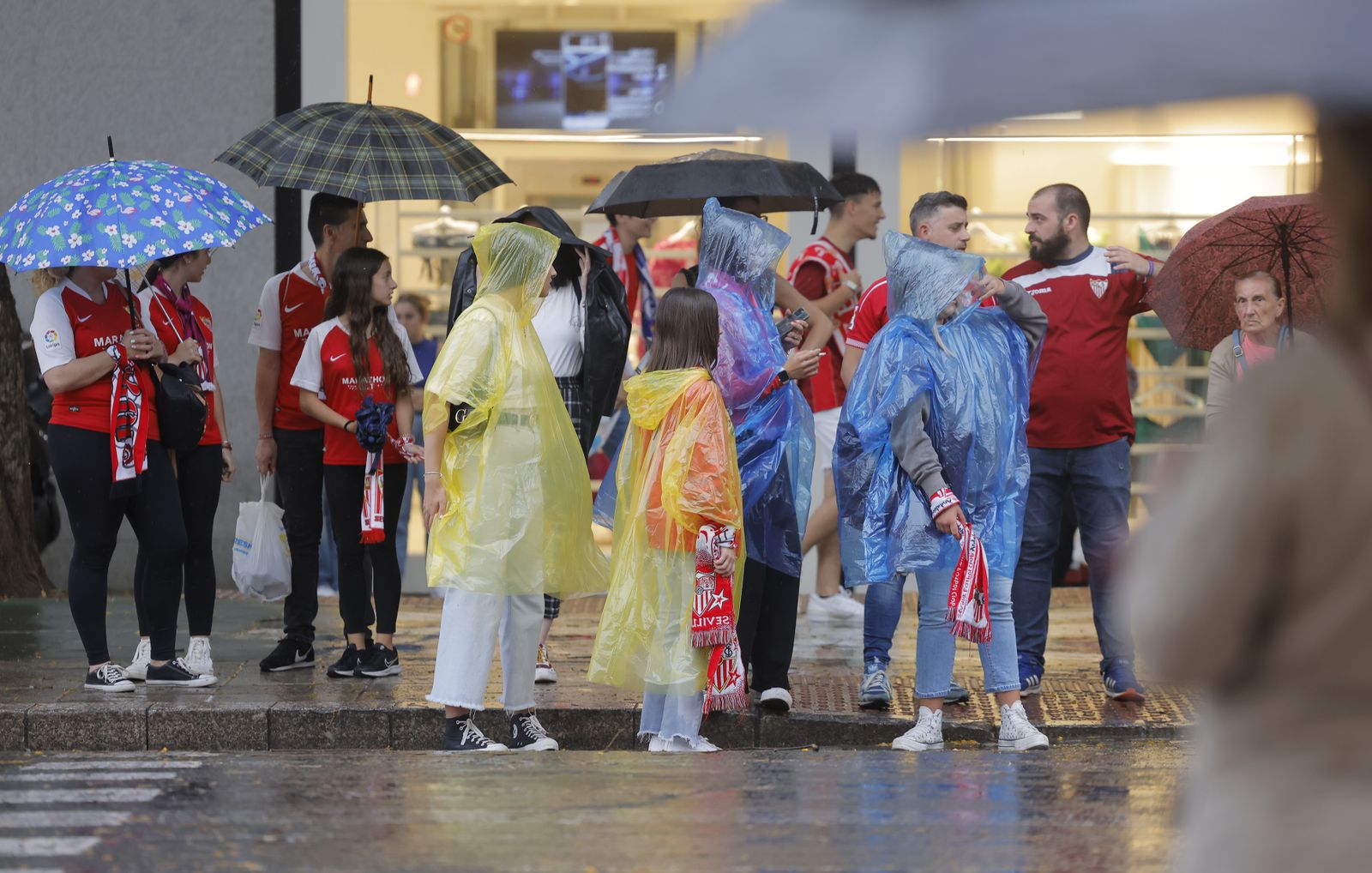 las imágenes de la lluvia en Sevilla