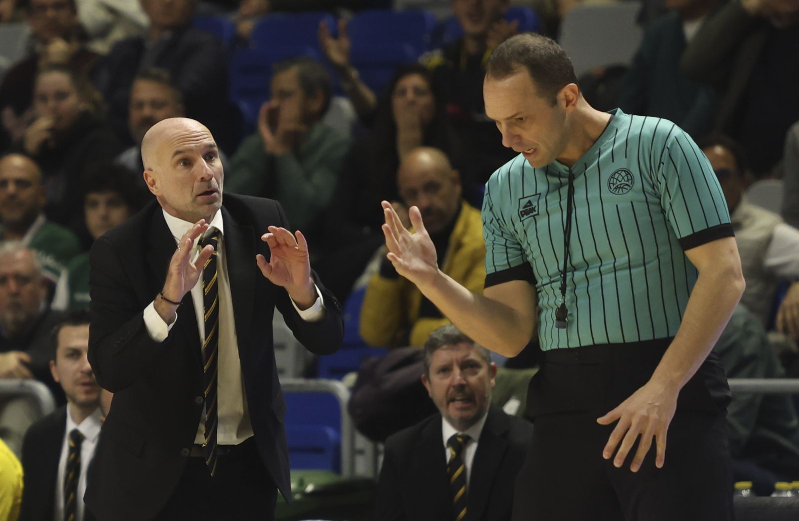 Ilias Kantzouris, en el partido del Carpena.