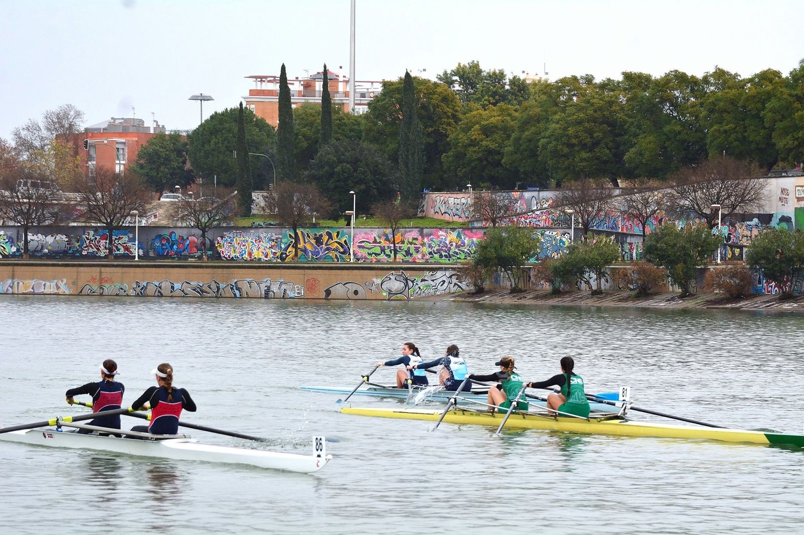 La prueba de doble scull femenina.