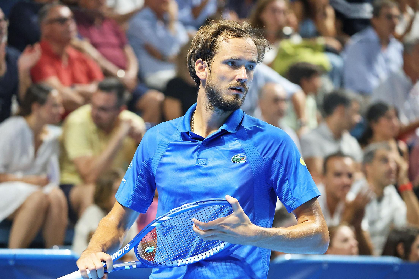 Imágenes de la final masculina de la Copa del Rey de tenis entre Daniil Medvedev y Alejandro Davidovich