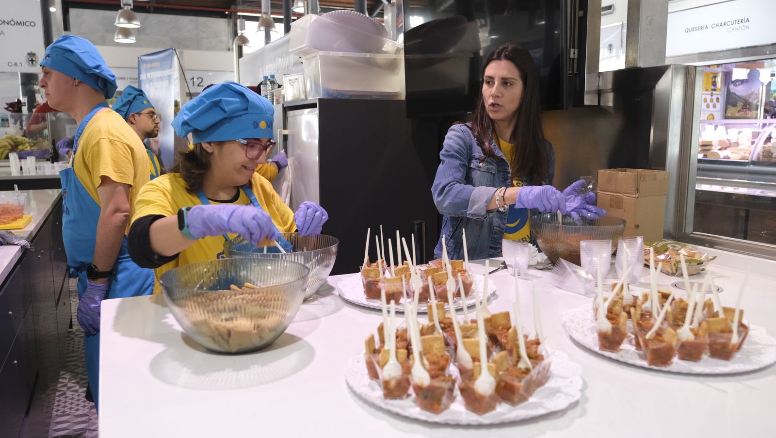 Showcooking-taller de gastronomía de Asalsido por el Día Mundial del Síndrome de Down