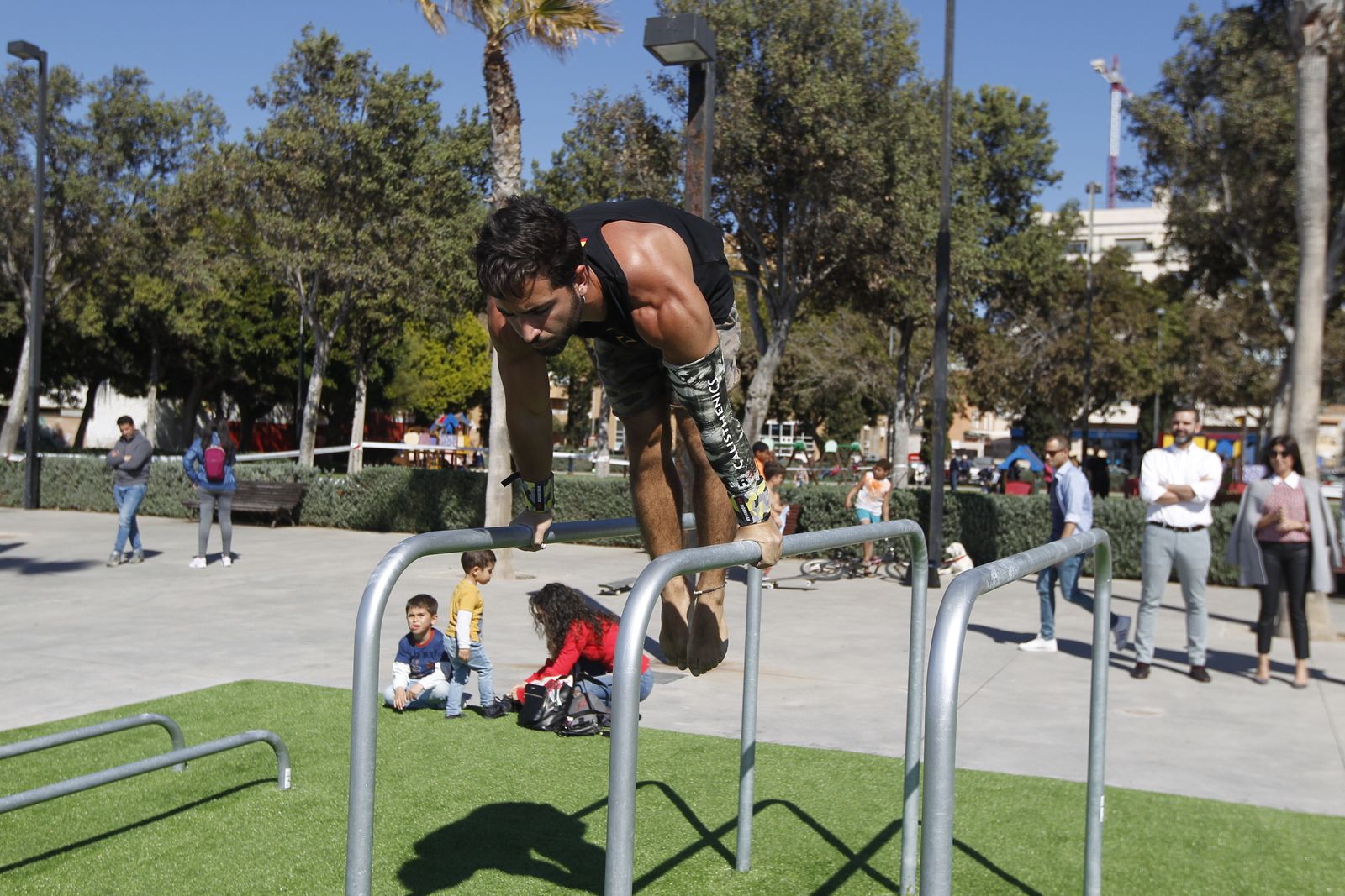 Fotogalería Pista de Calistenia. Parque de los Periodistas. Almería