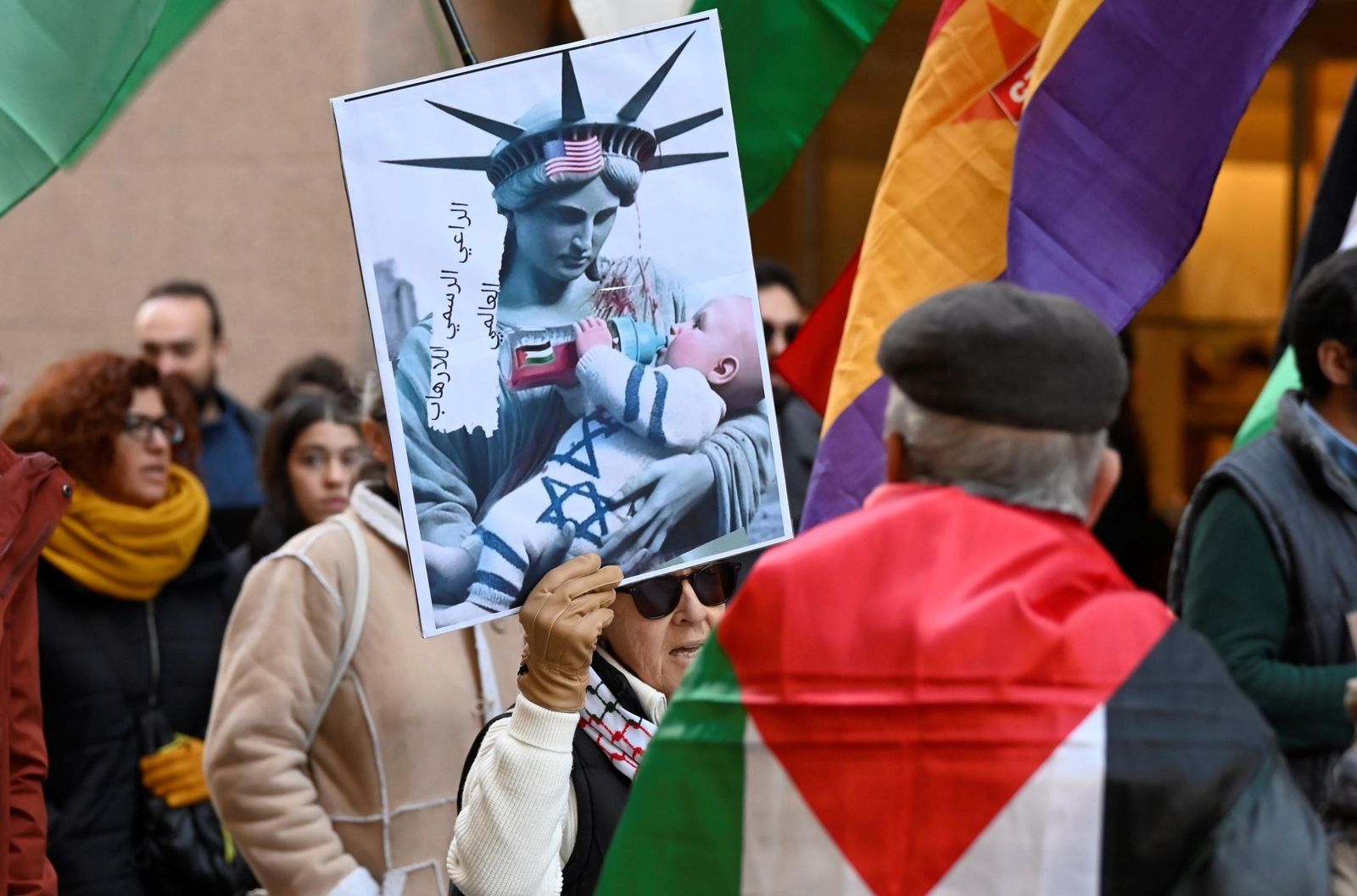 Las imágenes de la manifestación de las iniciativas de solidaridad con Palestina en Córdoba