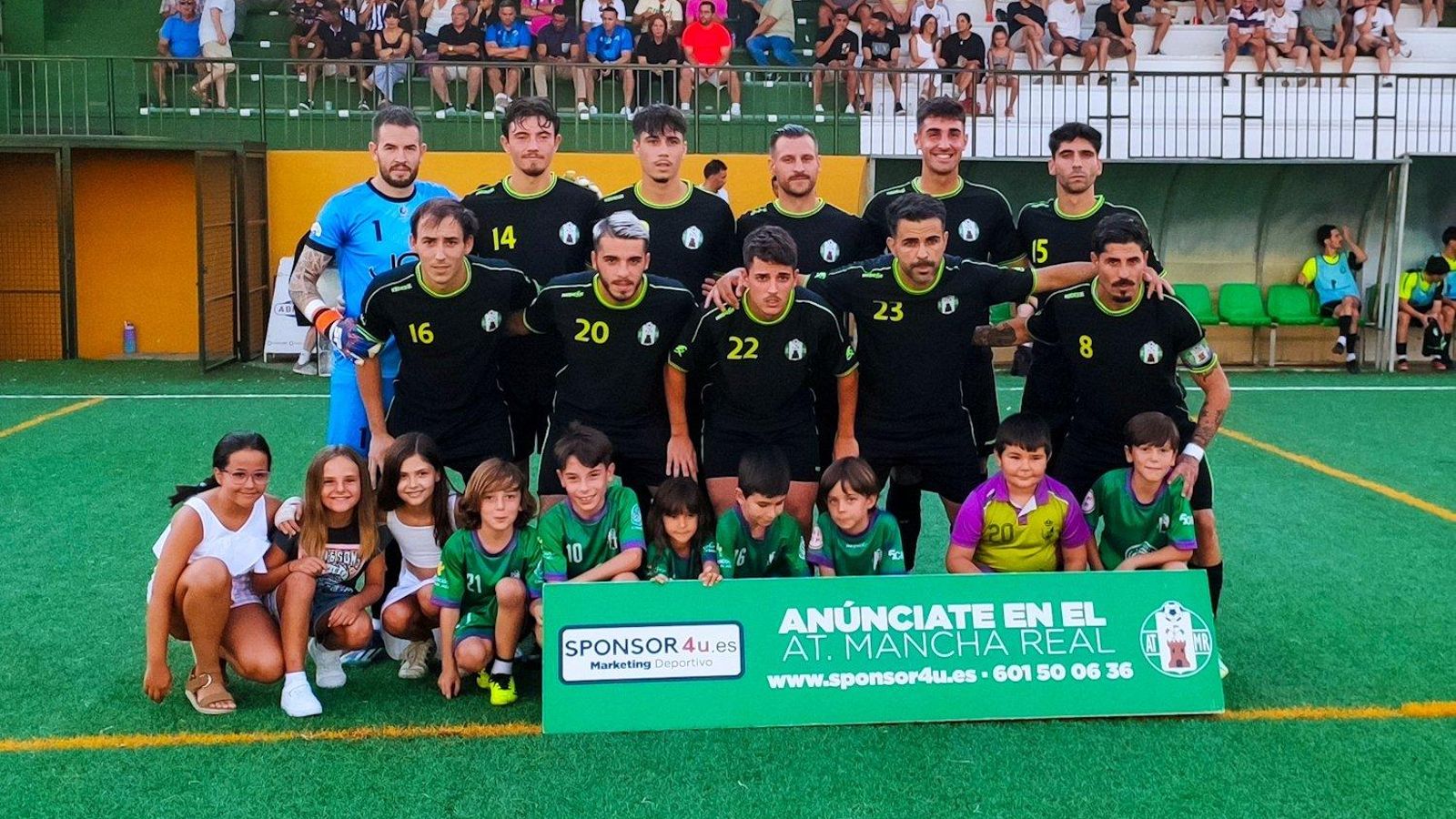 Alineación inicial del Atlético Mancha Real.