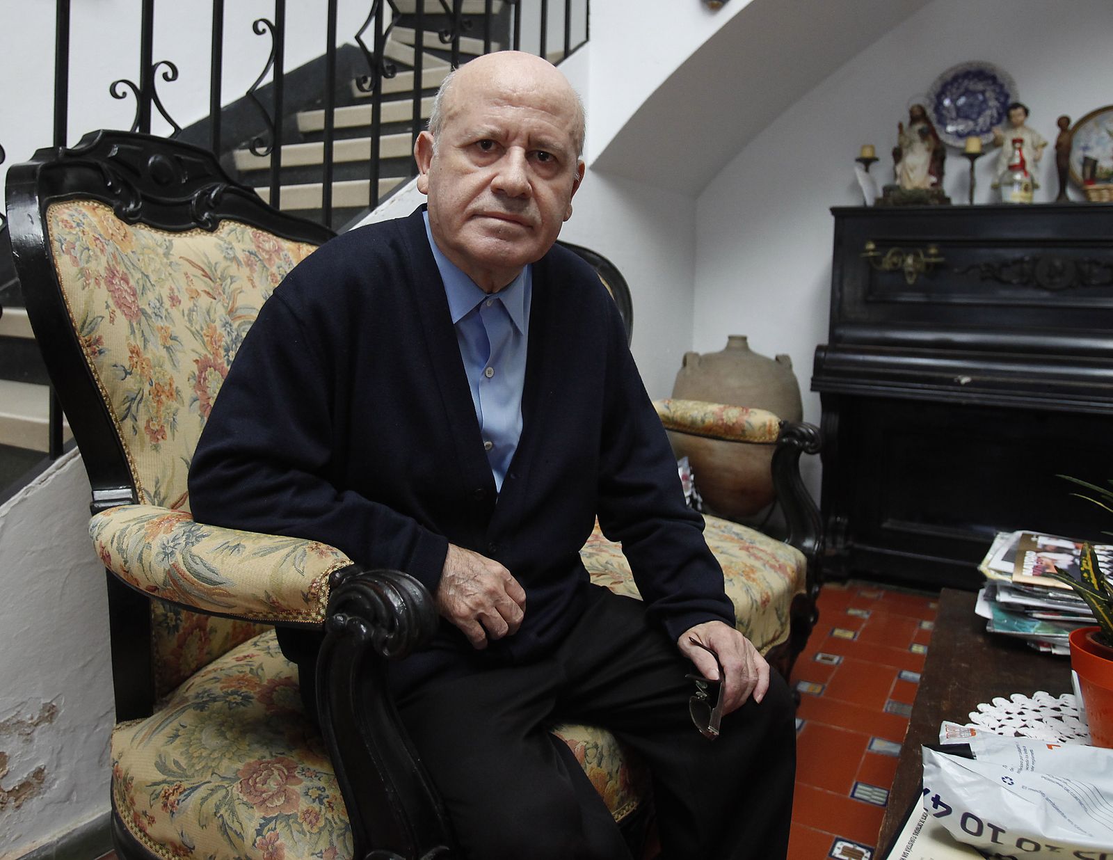 Isaac García Guerrero, en su vivienda junto a la parroquia de San Marcos