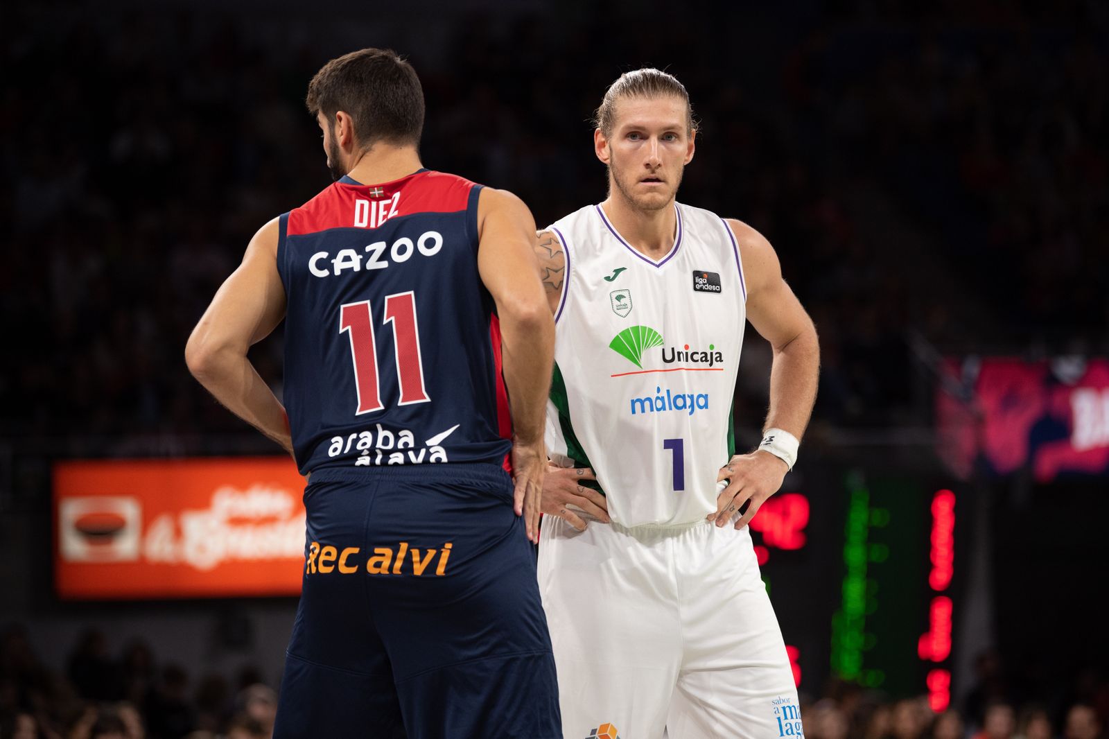 Osetkowski ante Díez la temporada pasada