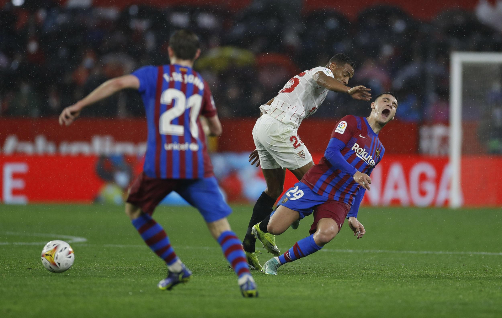Las imágenes del Sevilla fc-Barcelona