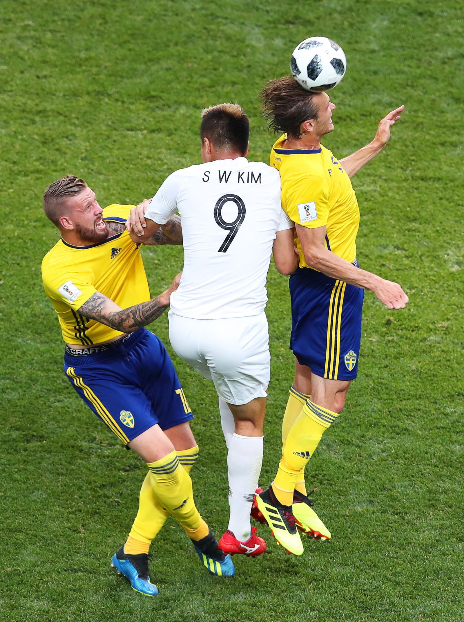 Las imágenes del Suecia-Corea del Sur