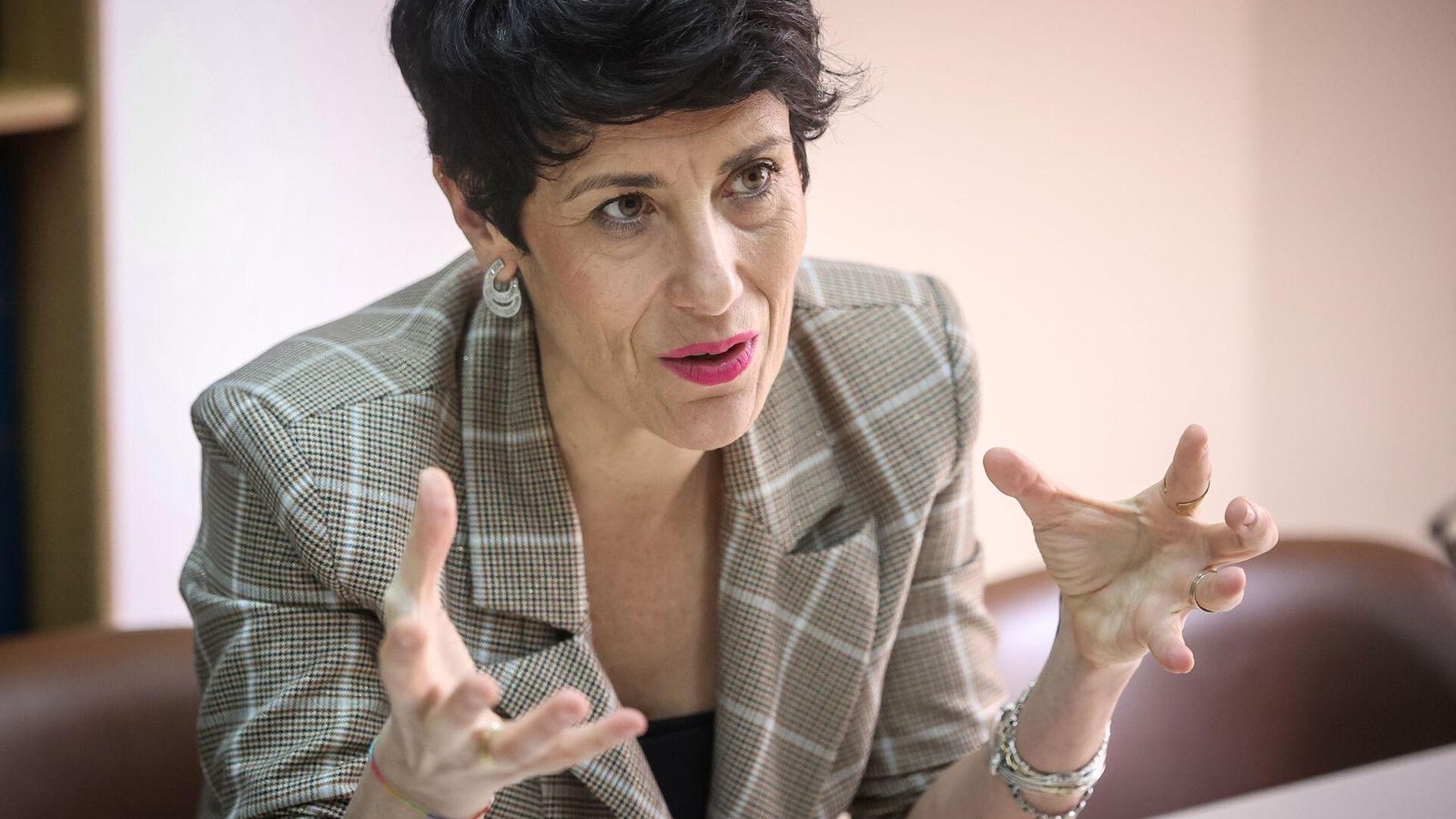 La ministra, durante la entrevista en Diario de Jerez.