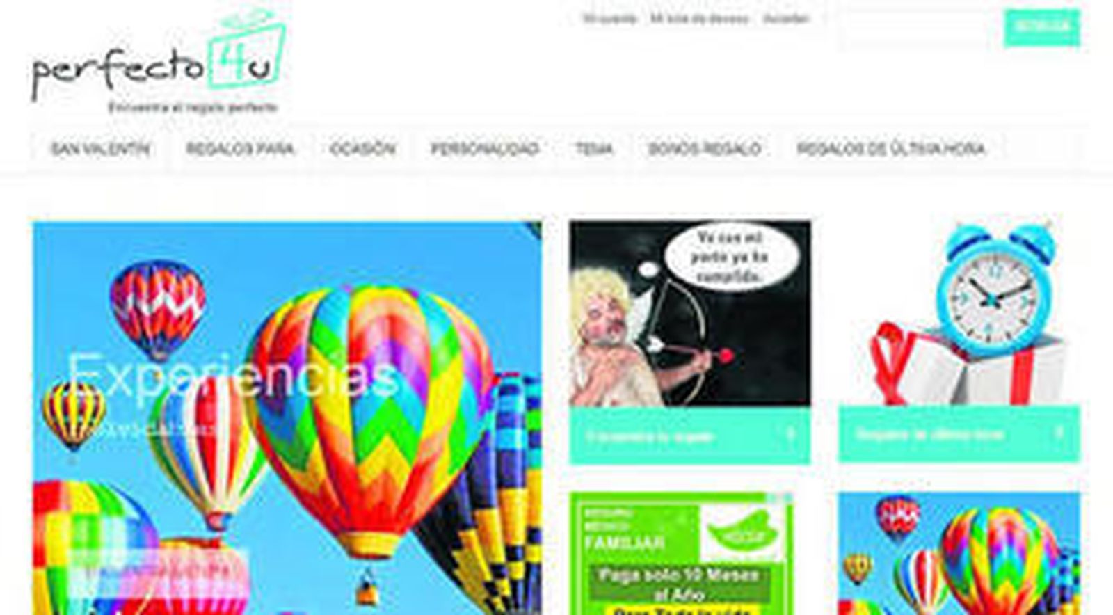 Página de Perfecto4U.