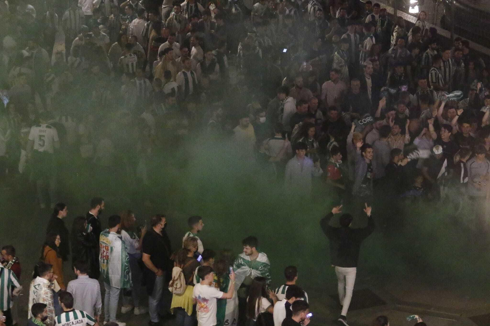 La celebración del ascenso del Córdoba CF en Las Tendillas, en imágenes