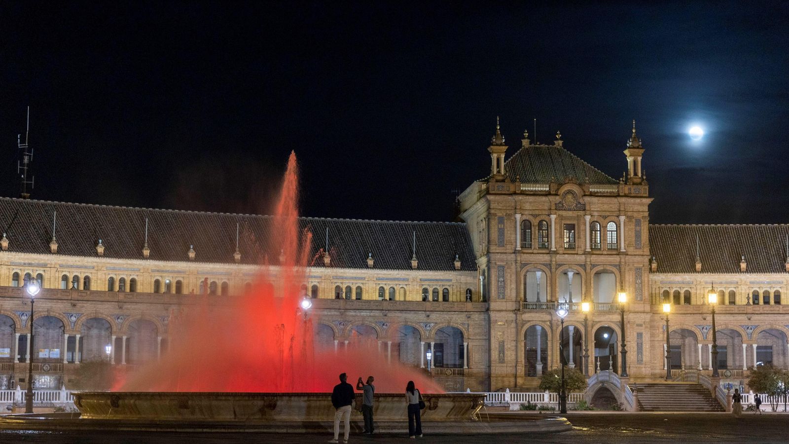 La Plaza de España.